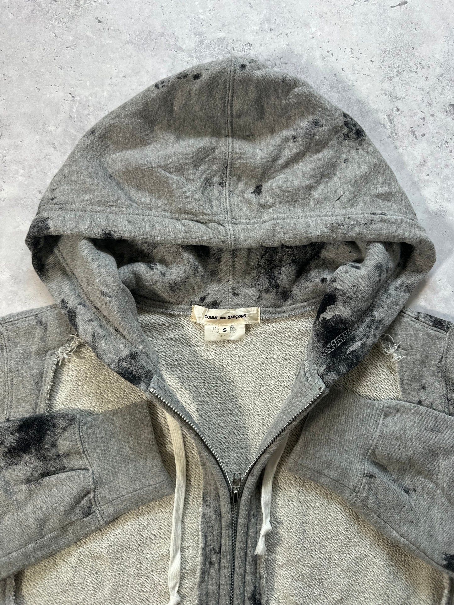 Comme des Garçons AD2016 Archive Cut Out Zip Hoodie (S)