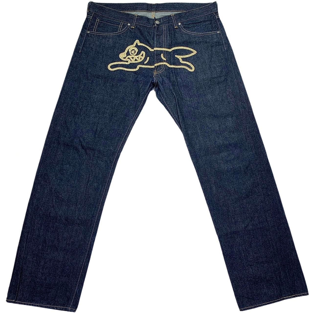 Billionaire Boys Club Embroidered Running Dog Selvedge Jeans