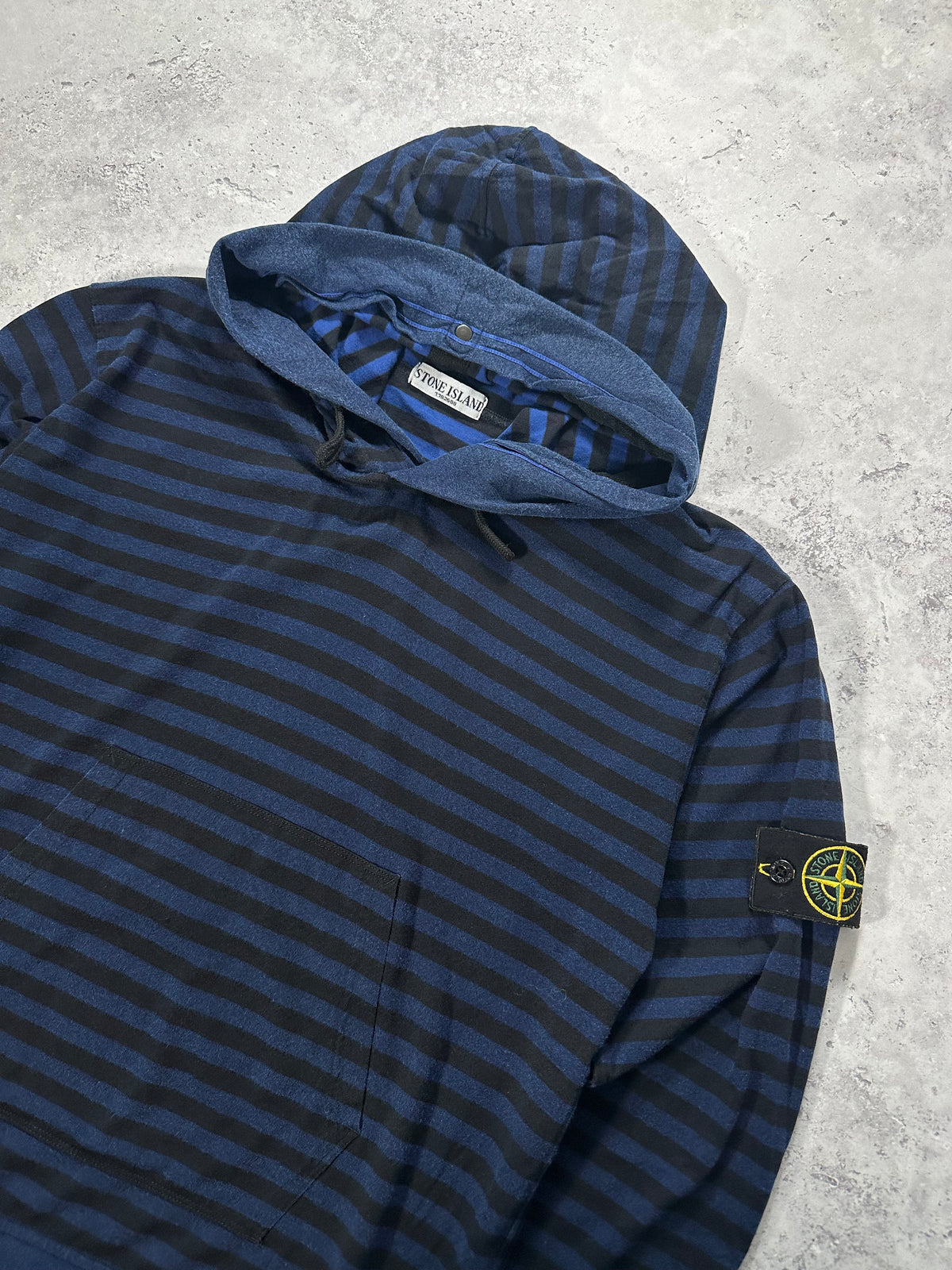 Stone Island SS2008 Striped Hoodie by Paul Harvey (M)
