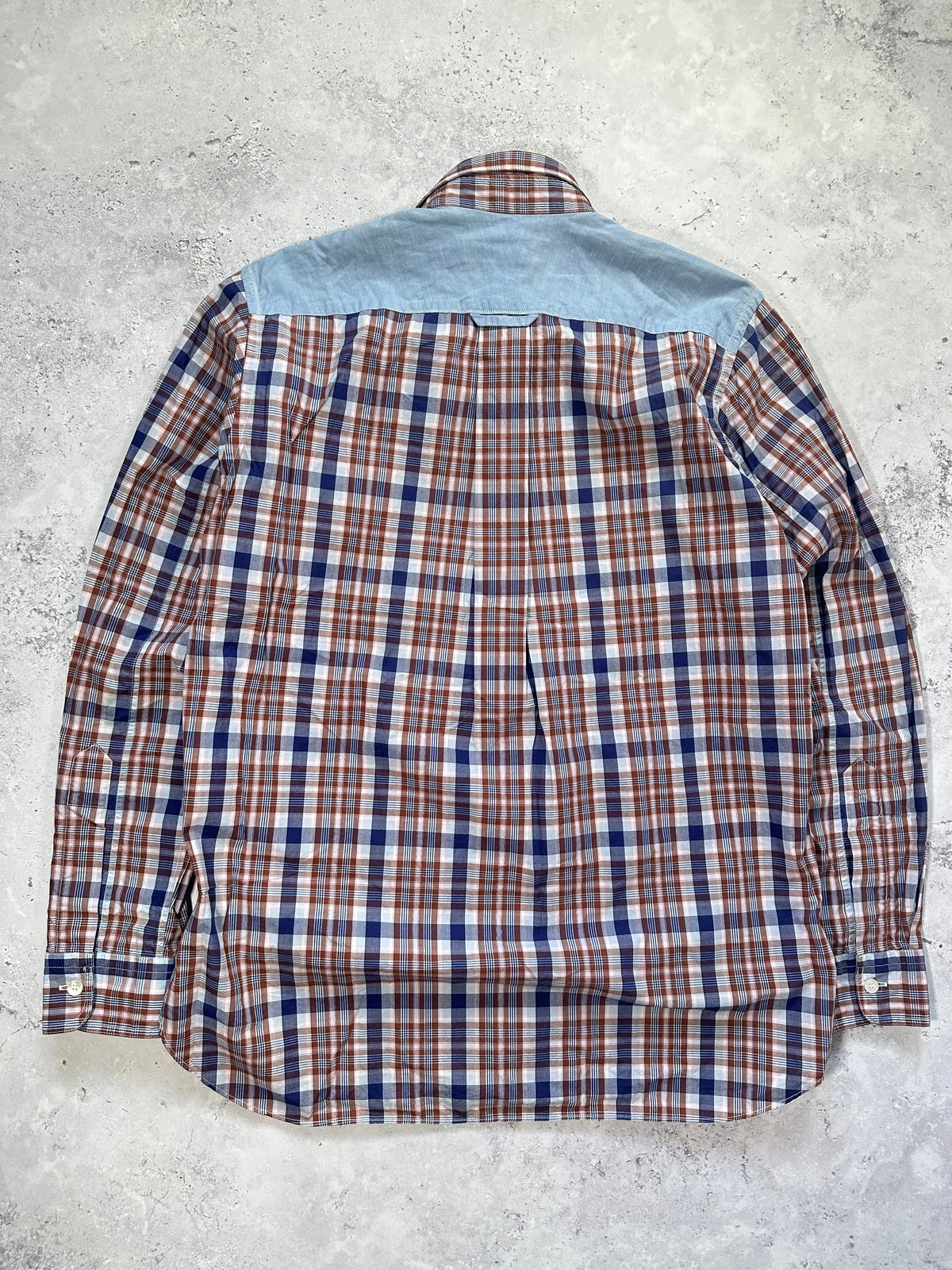 Junya Watanabe MAN Comme Des Garçons AD2012 Plaid Longsleeve Shirt (S)