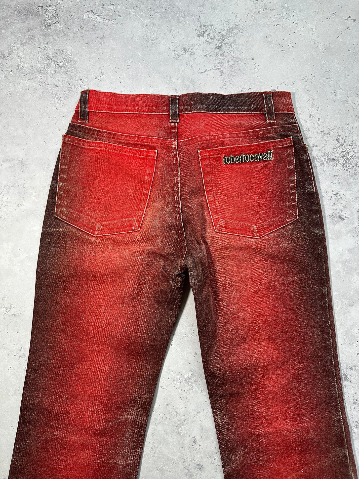 Roberto Cavalli 2002 Gradient Jeans / Trousers (XS)