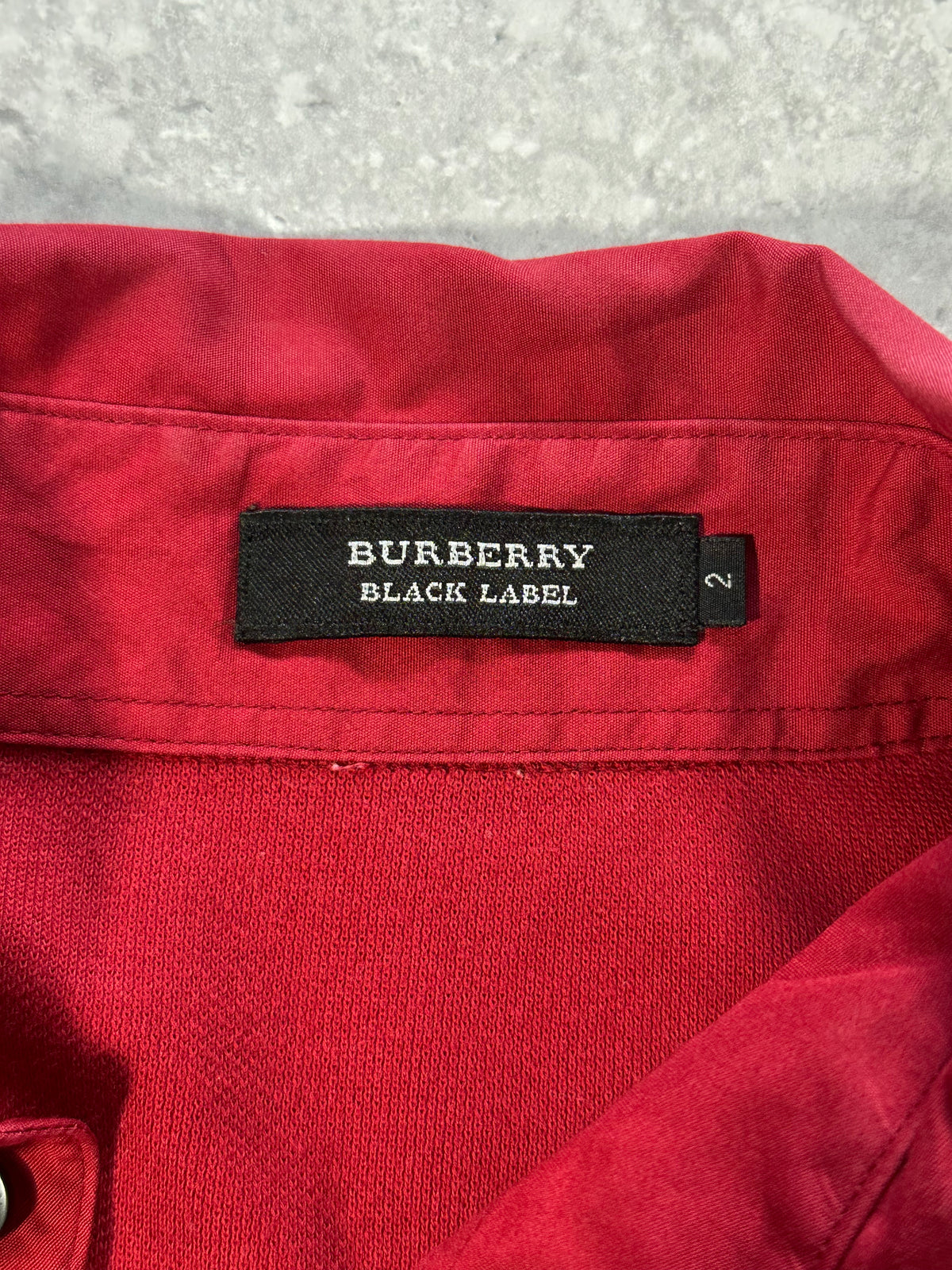 Burberry Black Label 2008 Henley Longsleeve Polo Shirt (S)