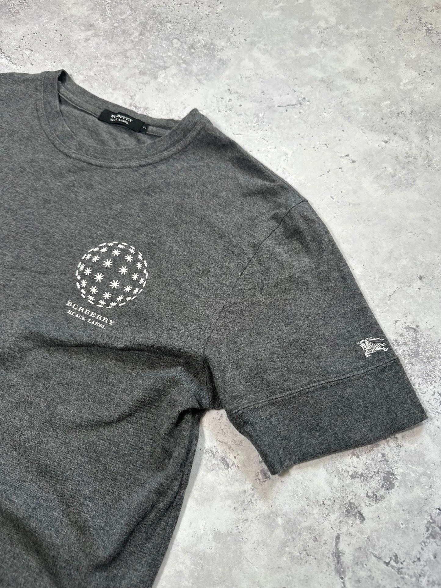 Burberry Black Label 2008 Union Jack Spellout Tshirt (S)