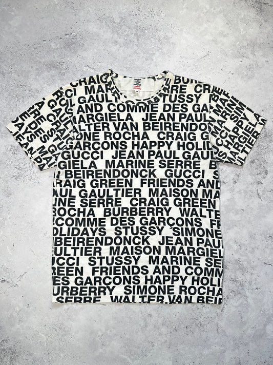 Comme des Garçons x Dover Street Market AD2018 Happy Holidays Tshirt (M)
