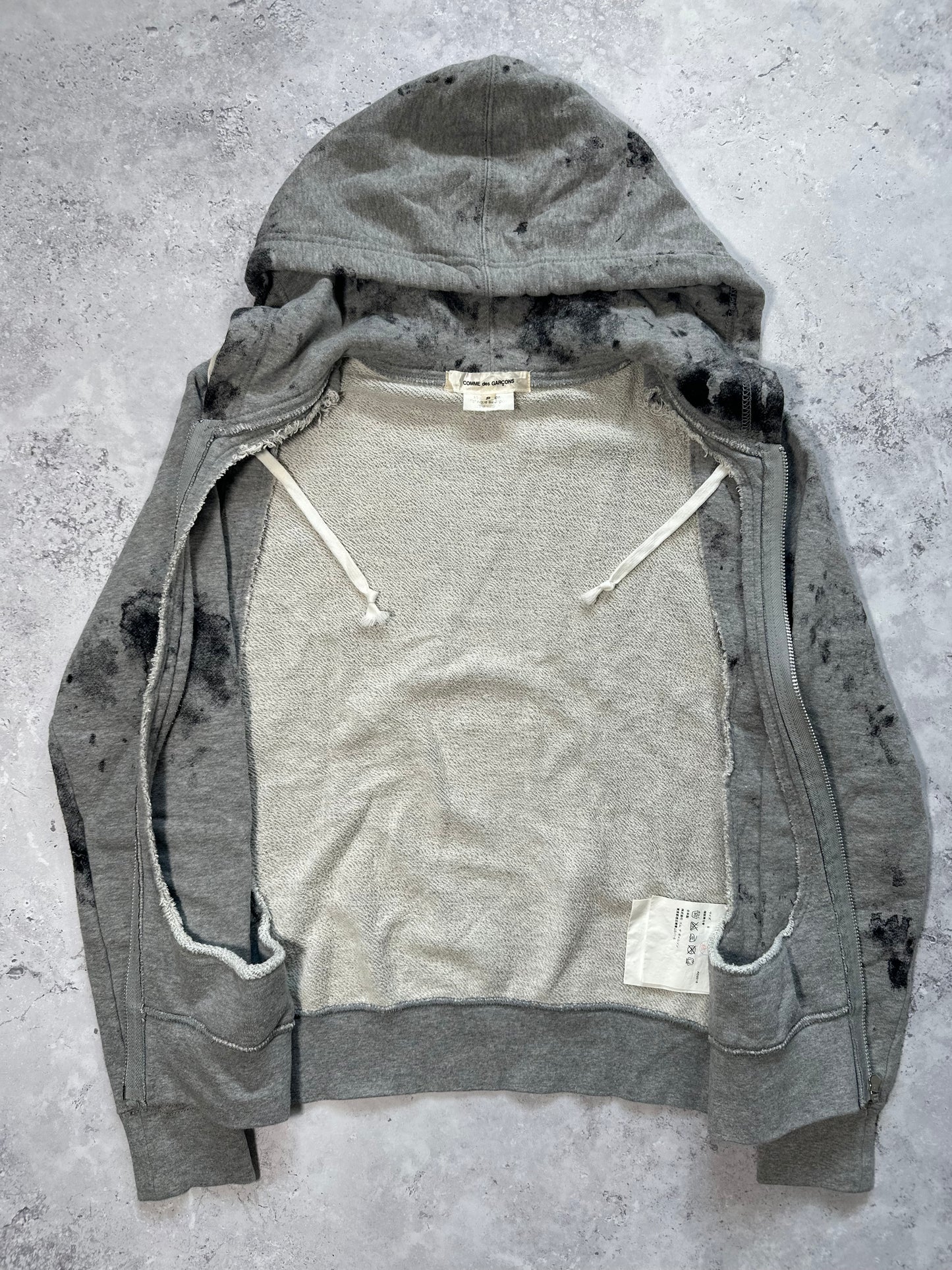 Comme des Garçons AD2016 Archive Cut Out Zip Hoodie (S)