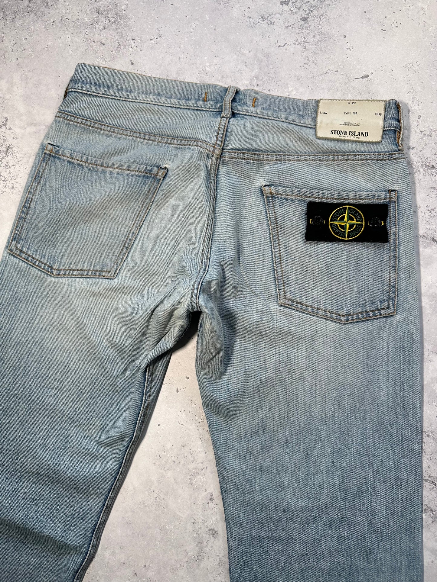 Stone Island 2010 Light Wash Denim Jeans (W30L34)