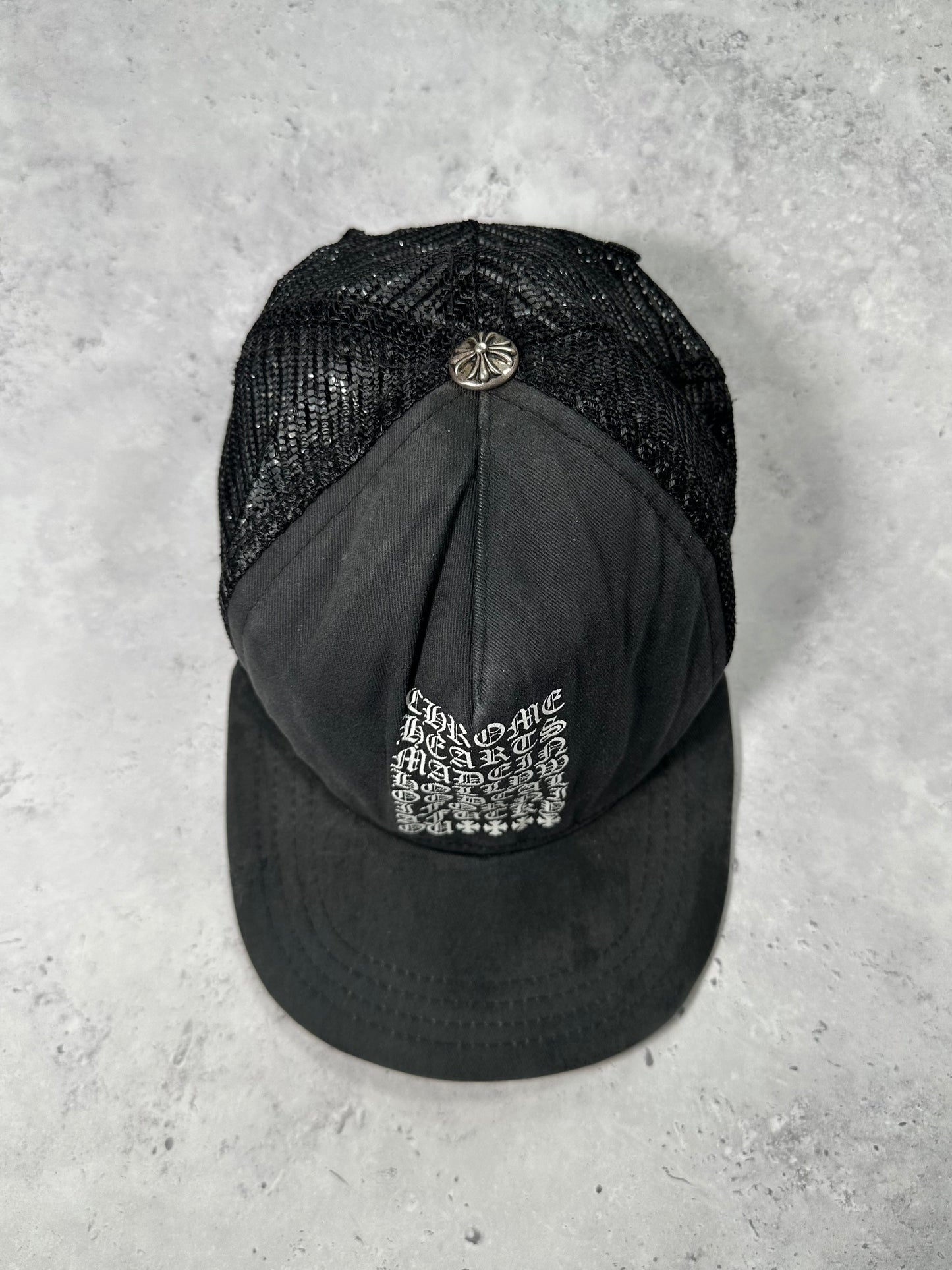 Chrome Hearts Old English Trucker Cap