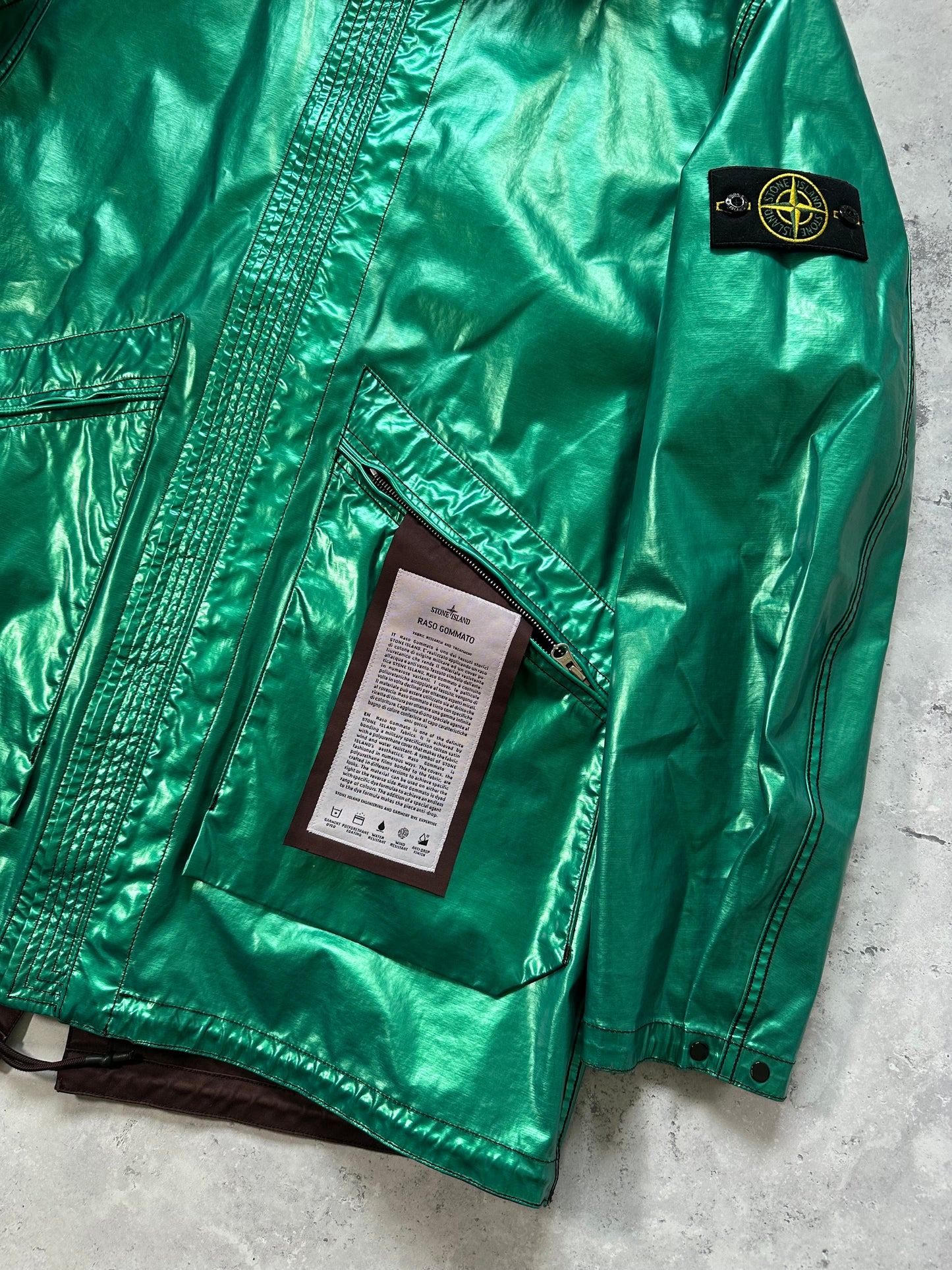 Stone Island AW2015 Raso Gommato Reversible ‘Spaceman’ Jacket