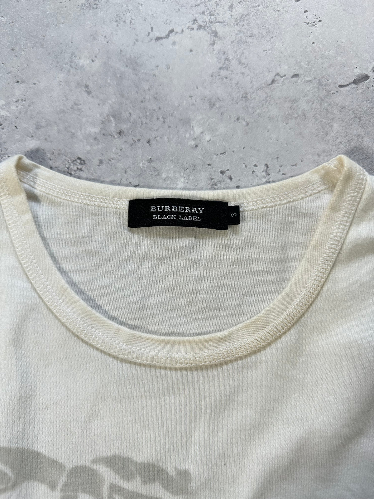Burberry Black Label 2008 Spellout Longsleeve Tshirt (M)