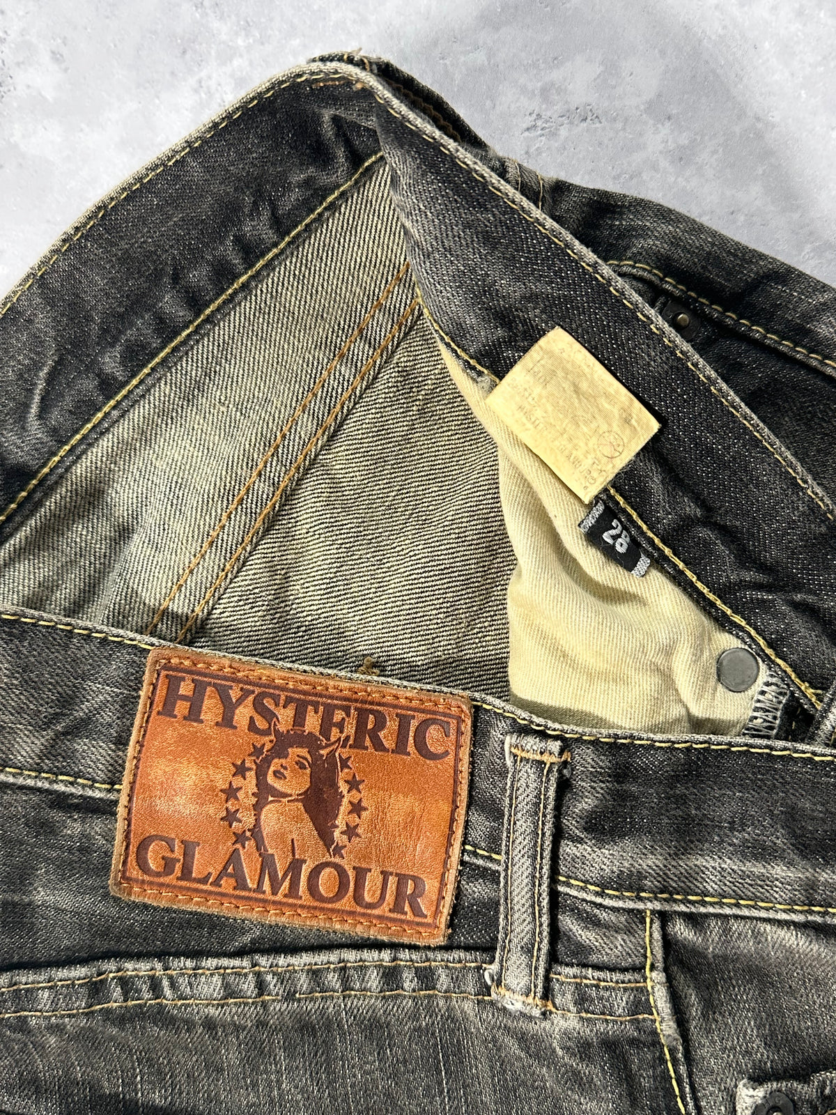 Hysteric Glamour Studded Japanese Denim Jeans (28x32)