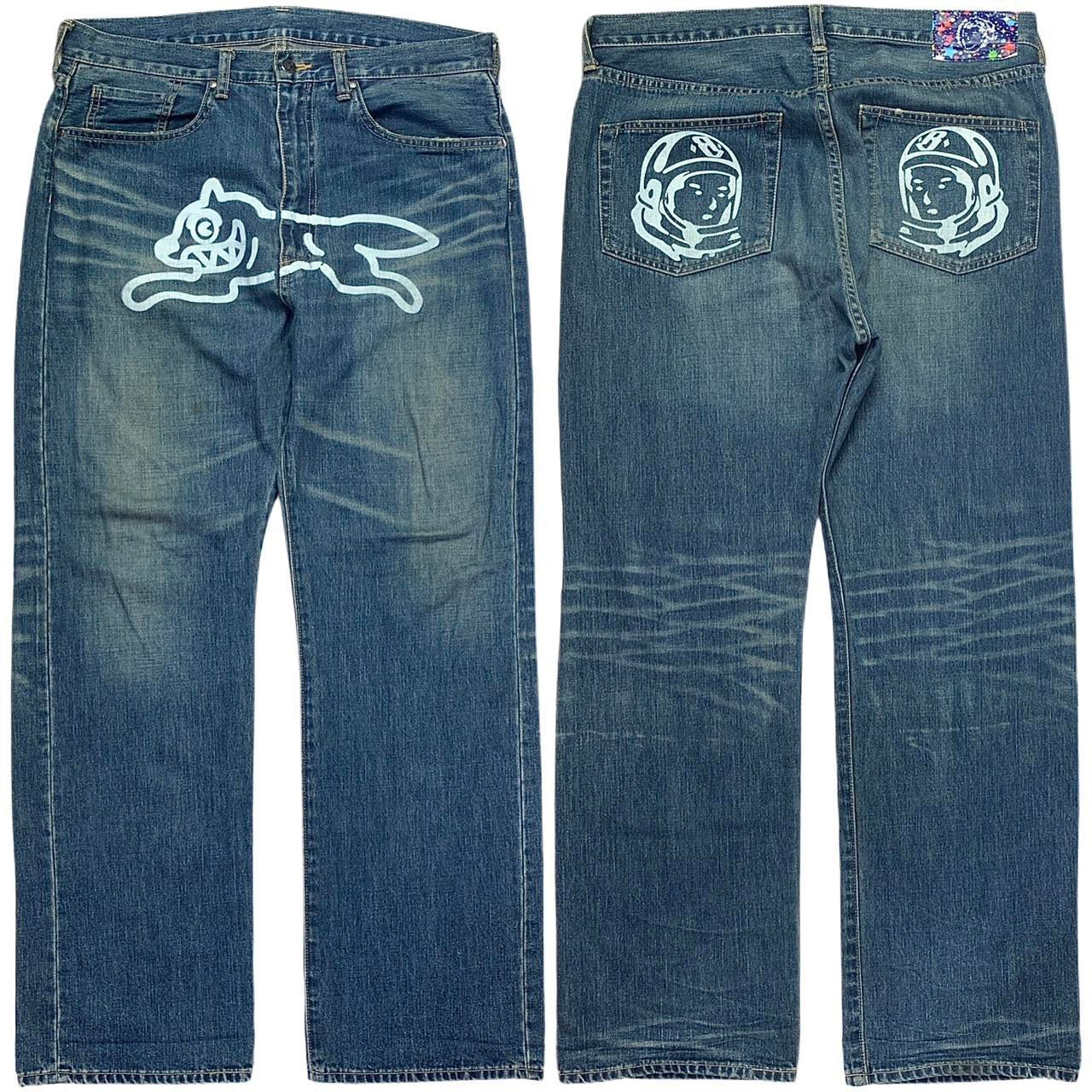 Billionaire Boys Club White Running Dog Jeans