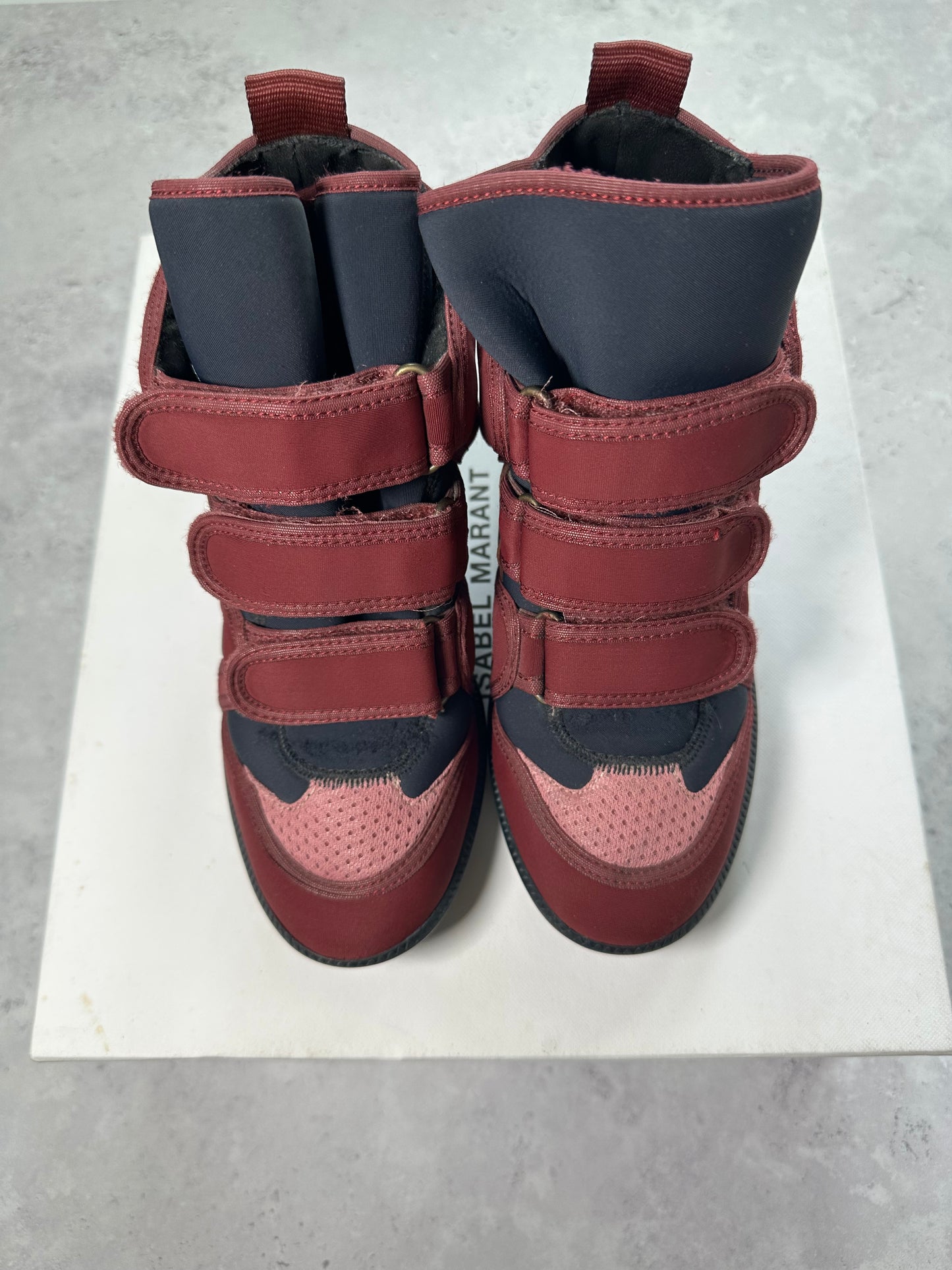 Isabel Marant High Top Triple Strap Sneakers