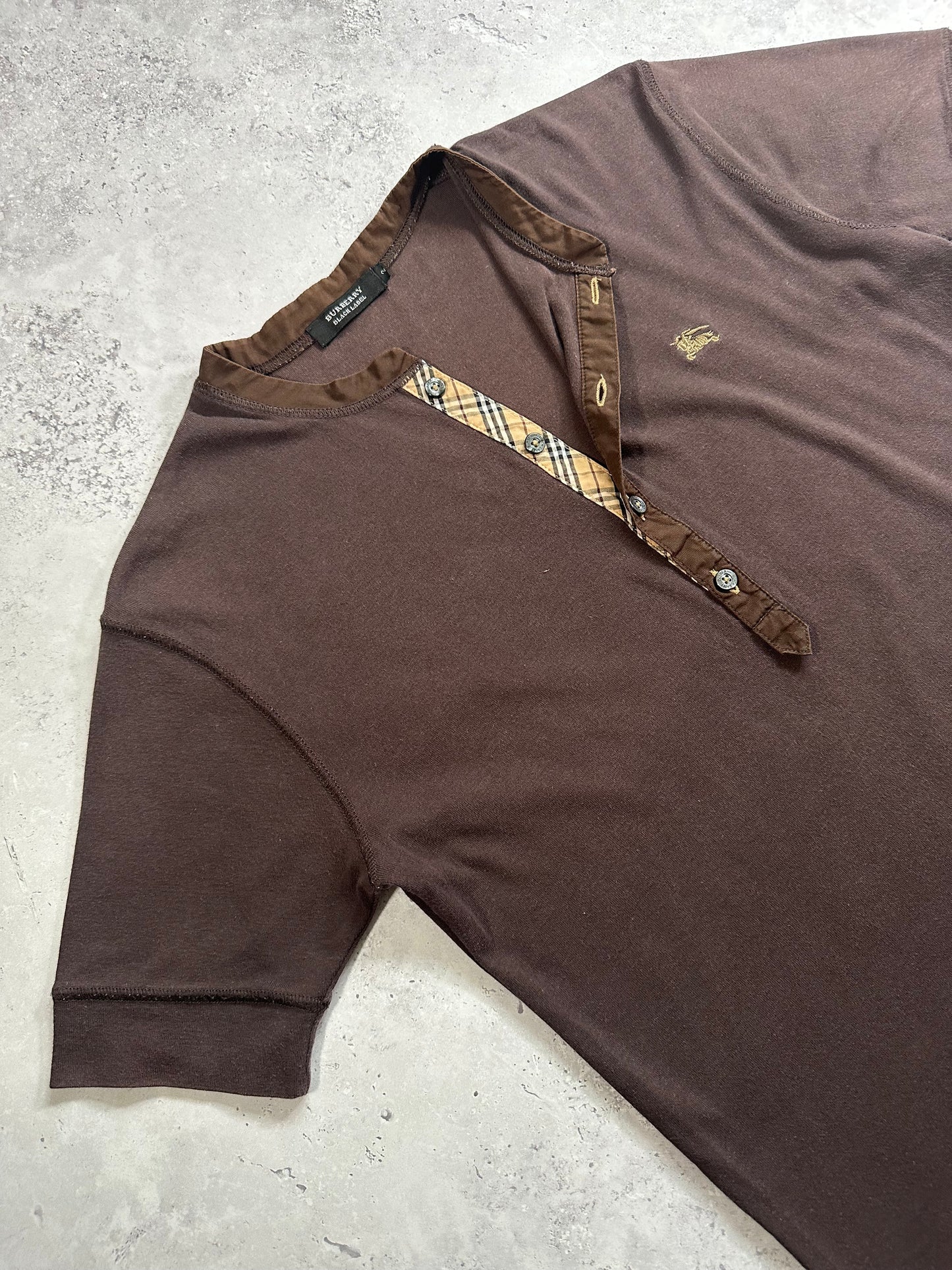Burberry Black Label 2007 Henley Tshirt