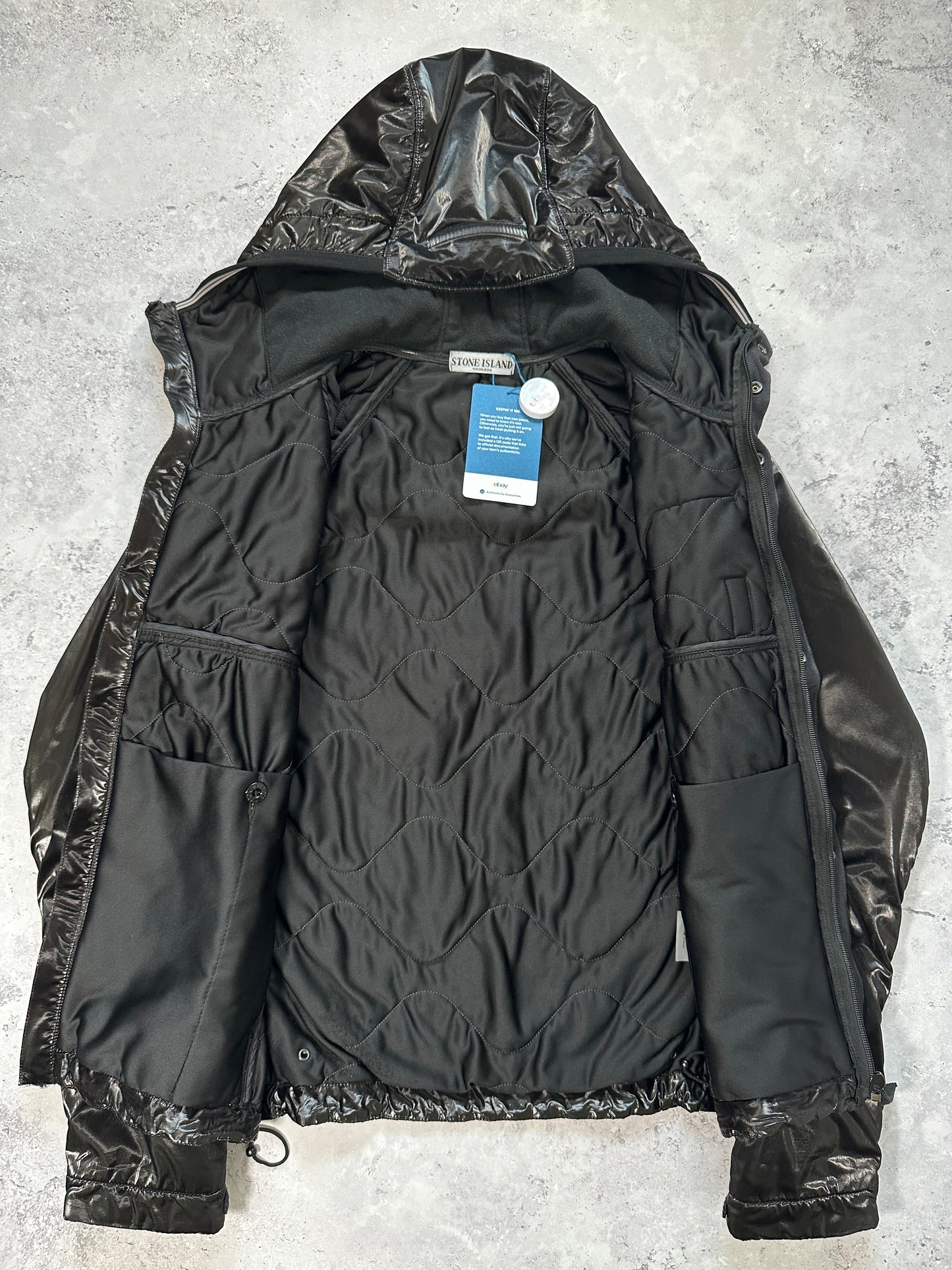 Stone Island 2008 Prismatic Silk Zip Archivio Jacket