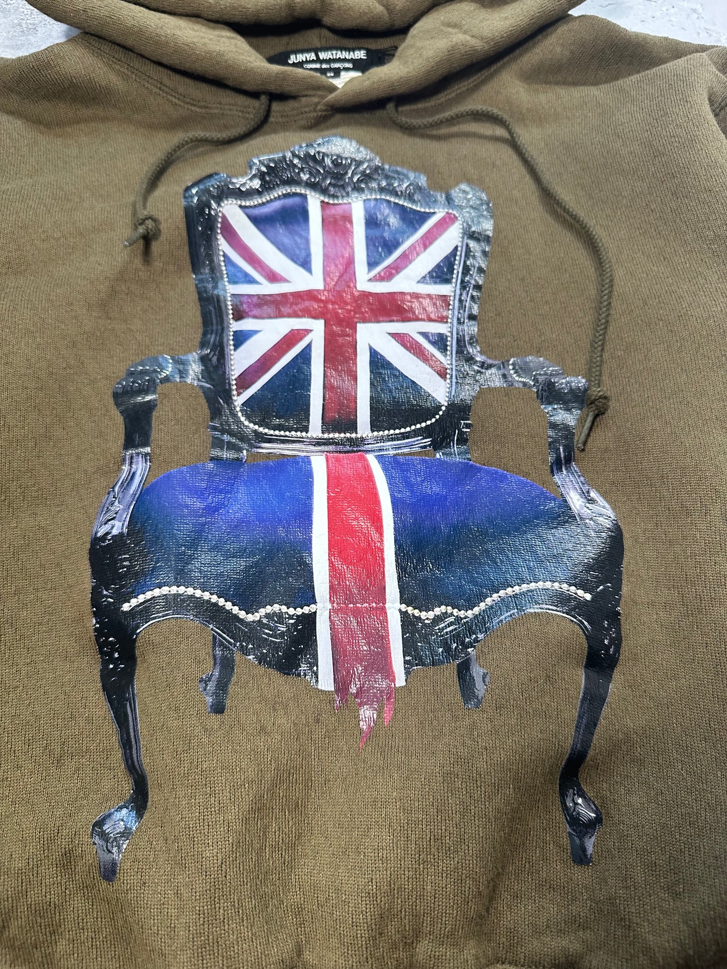 Junya Watanabe Comme Des Garçons AD2017 Union Jack Chair Hoodie