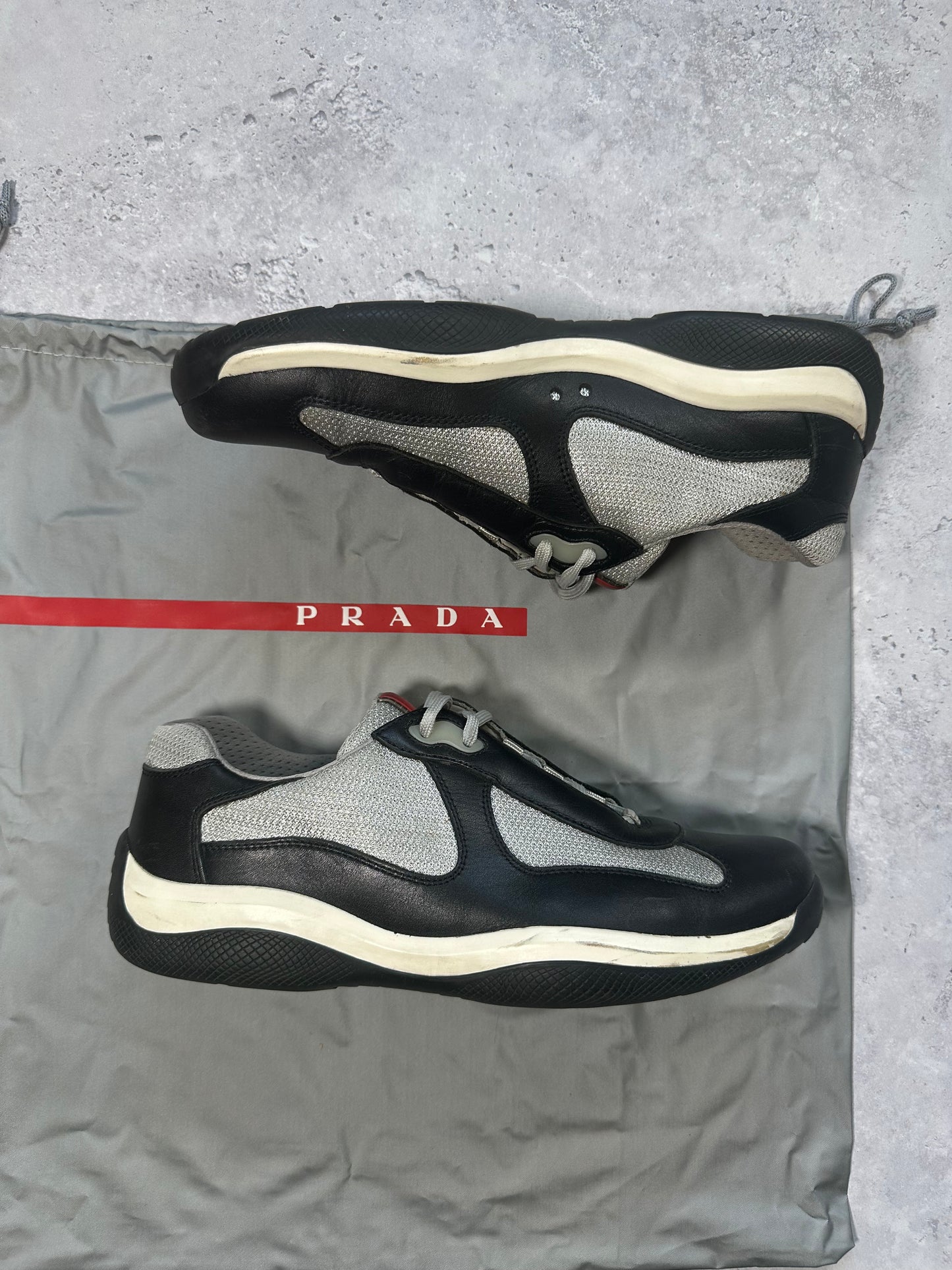 Prada Linea Rossa America’s Cup Sneakers in Blue (tagged UK6, fits UK7 / US8 / EU41 / 27cm)