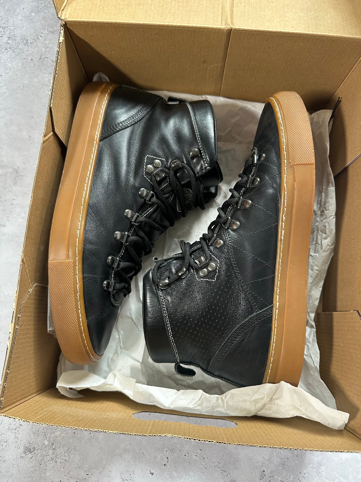 Stone Island x Diemme Black High Top Boots (EU41)