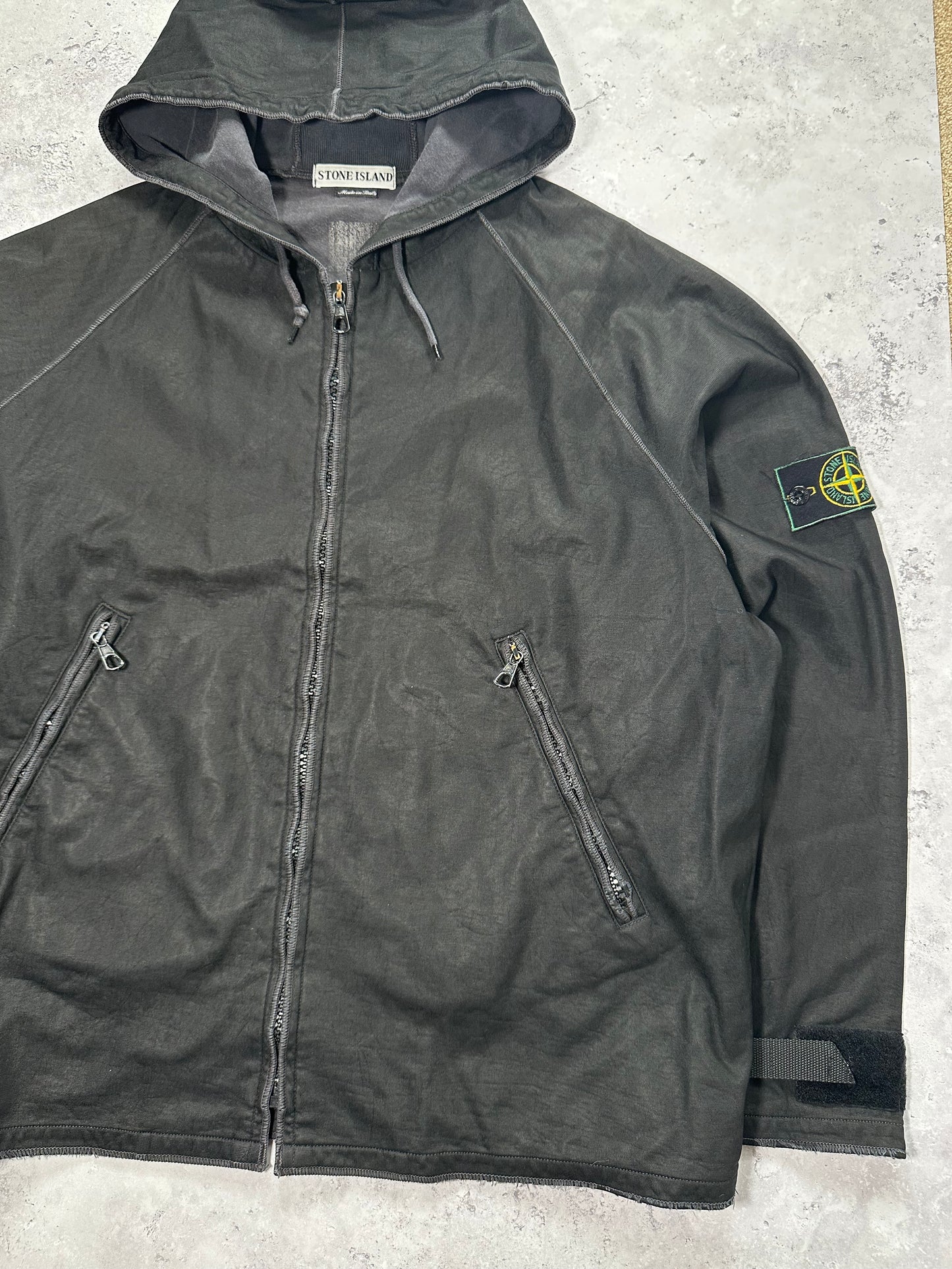 Stone Island SS1996 Nylam Zip Hooded Jacket
