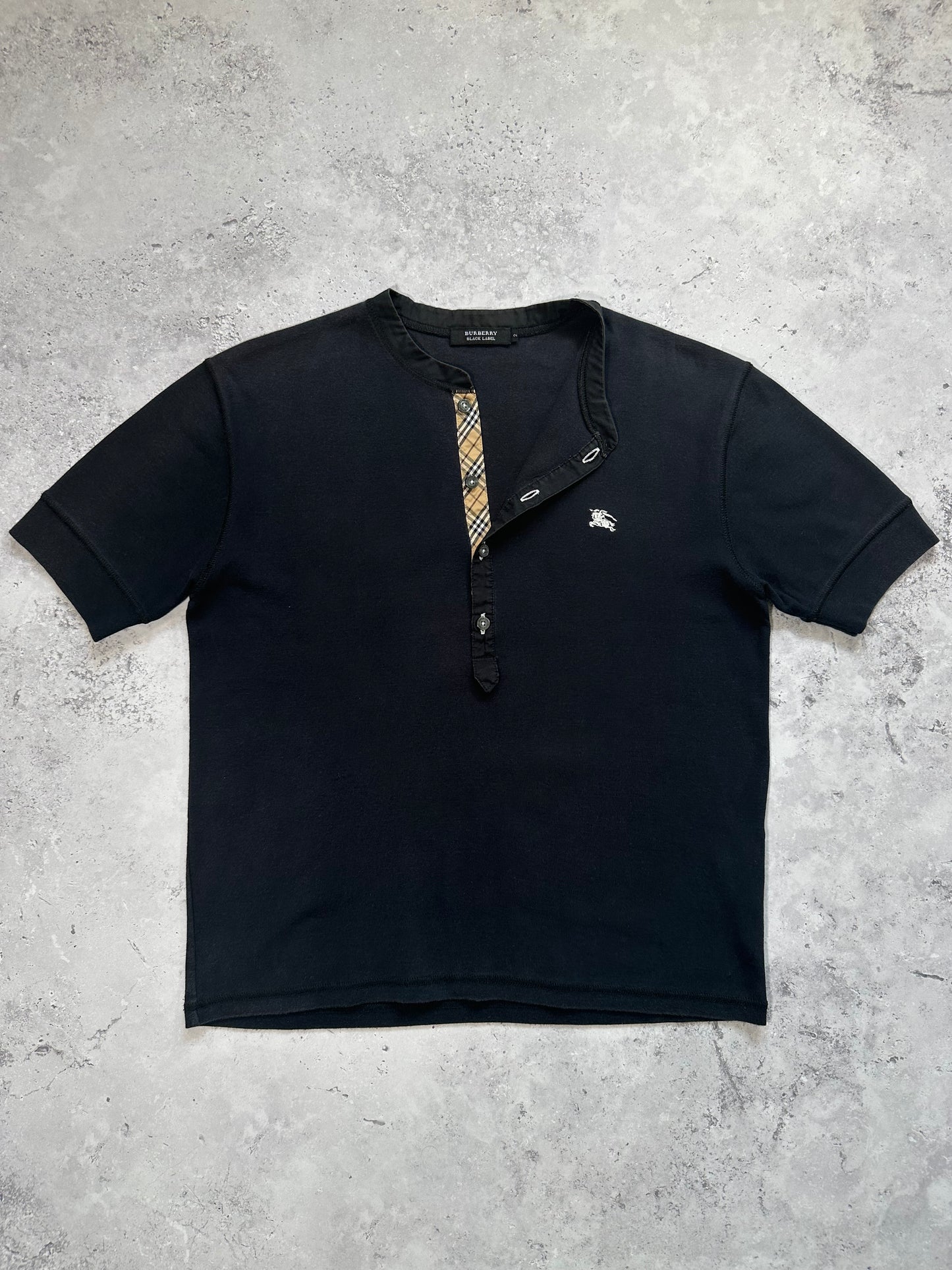 Burberry Black Label Henley T-Shirt (S)