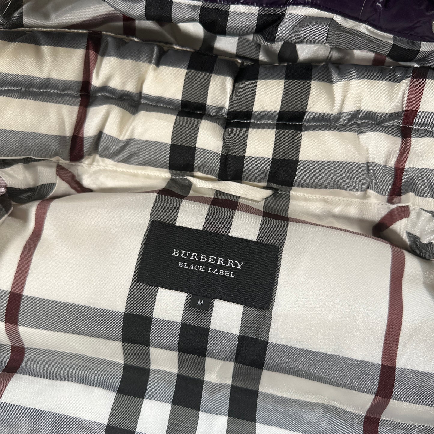 Burberry Black Label 2009 Fur Hood Down Puffer Jacket