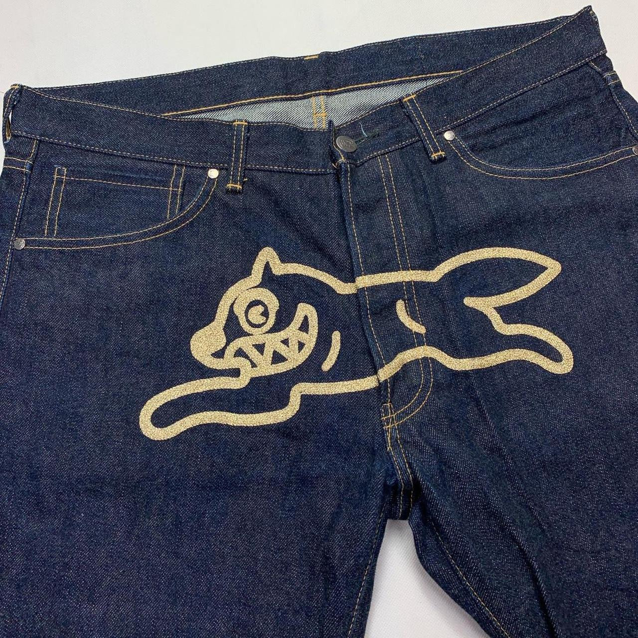 Billionaire Boys Club Embroidered Running Dog Selvedge Jeans