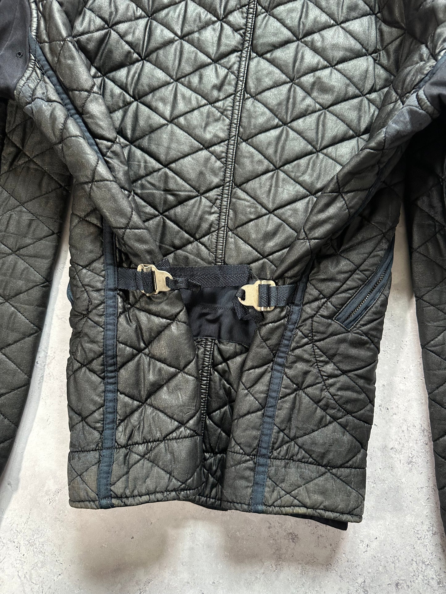 Stone Island 2010 Diamond Stitch Quilted Waxed Jacket (L)