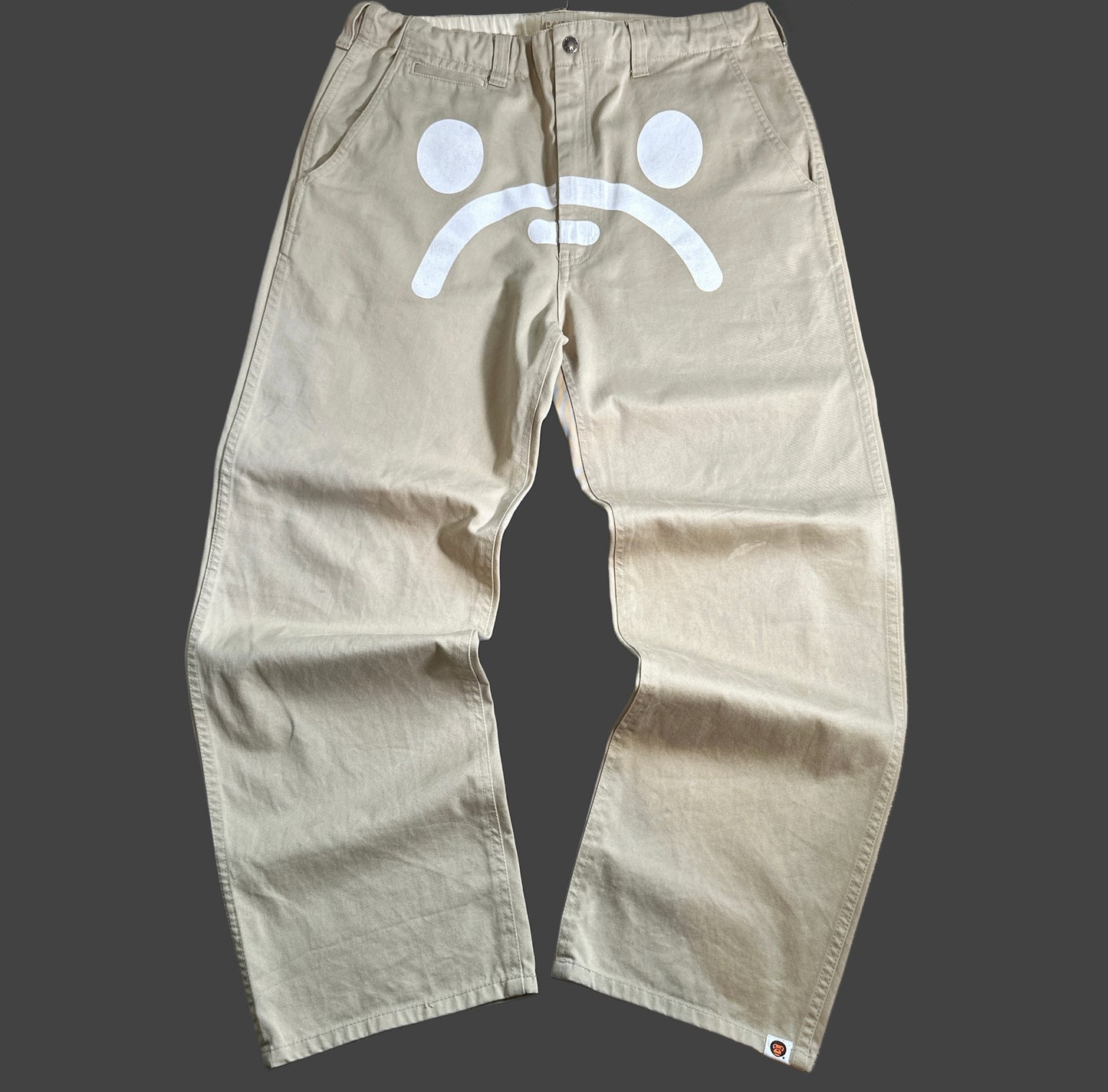 2006 Bape Sad Face Trousers