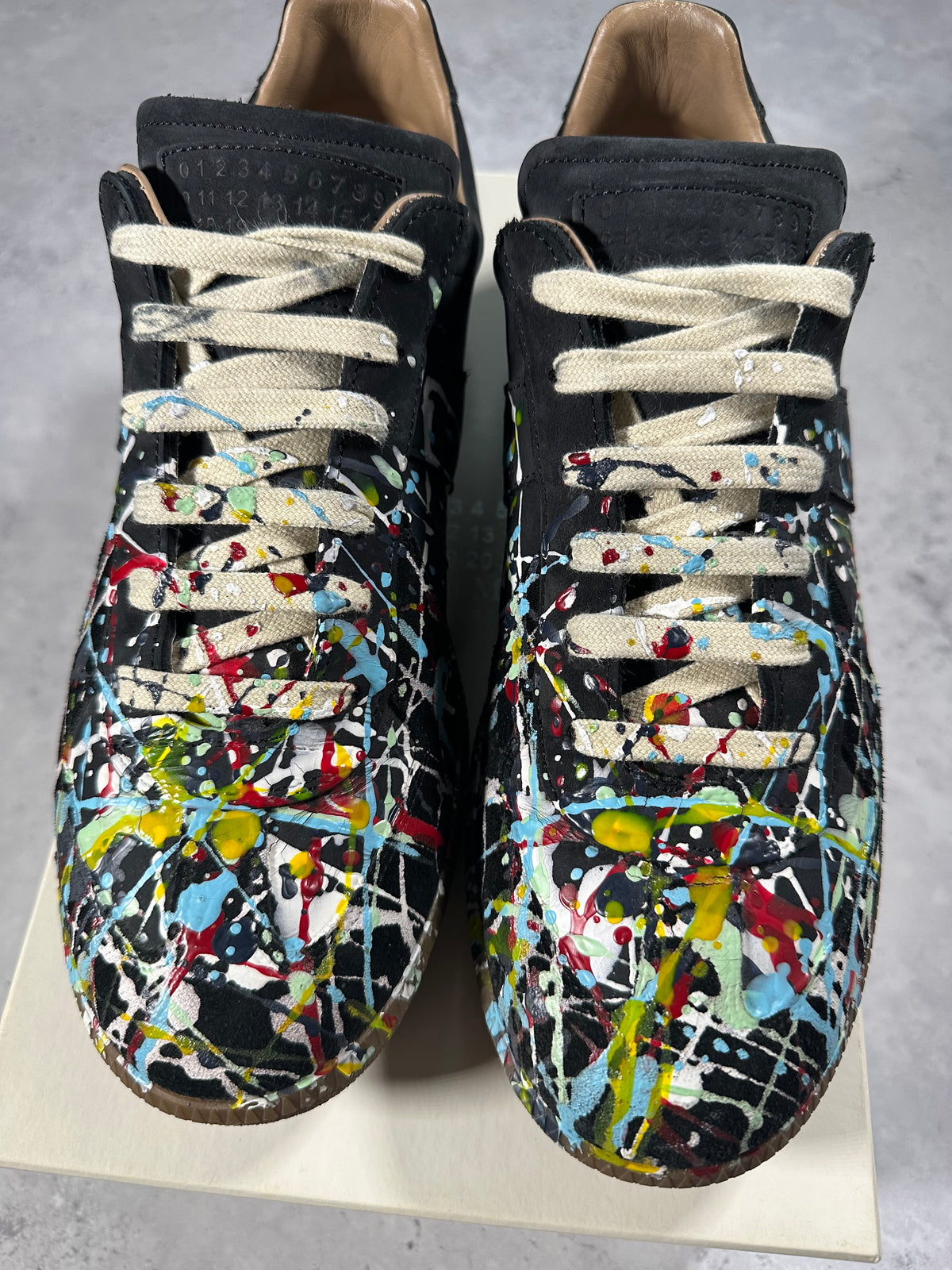 Maison Margiela Aggressive Paint Splatter GATs