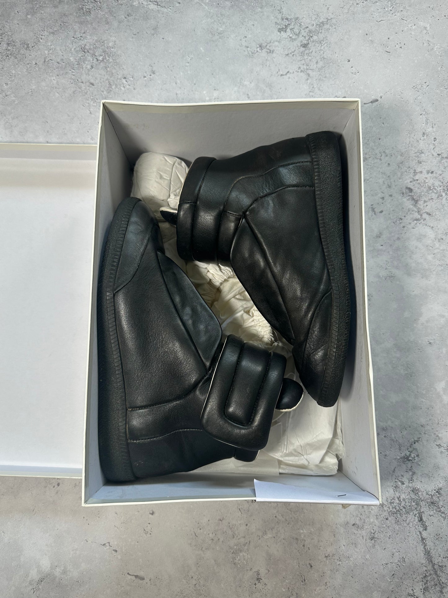 Maison Margiela 2015 Future High Leather Sneakers (EU 39 / UK 6 / US 7)
