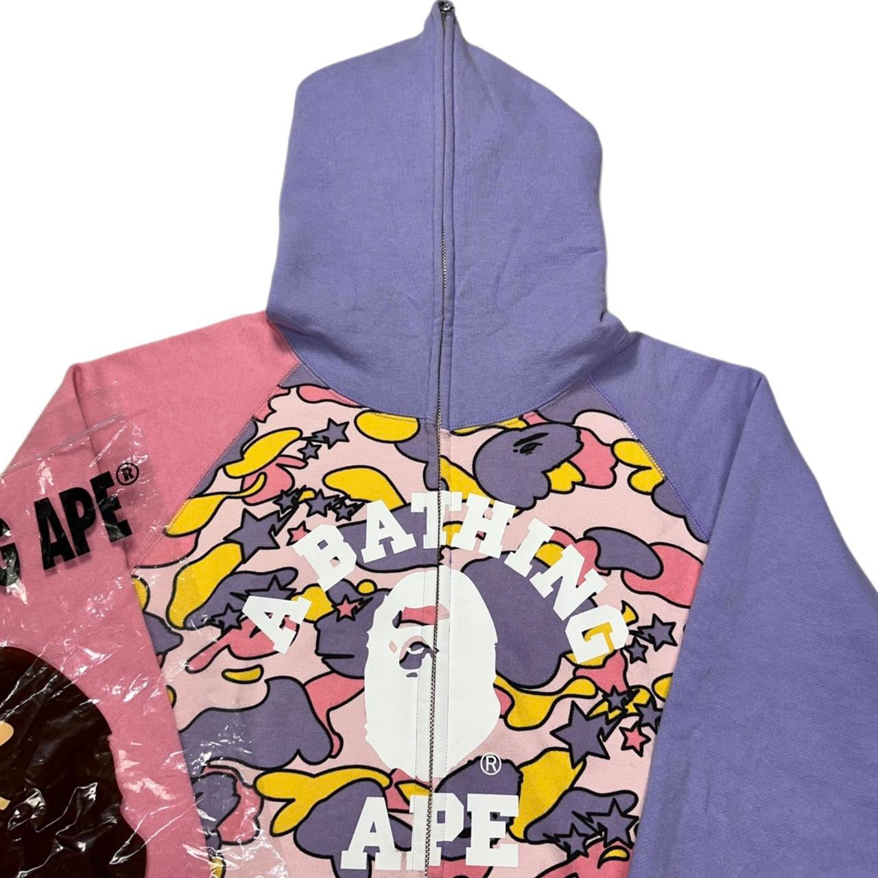 Bape Psyche Camo Oversized Full Zip Hoodie