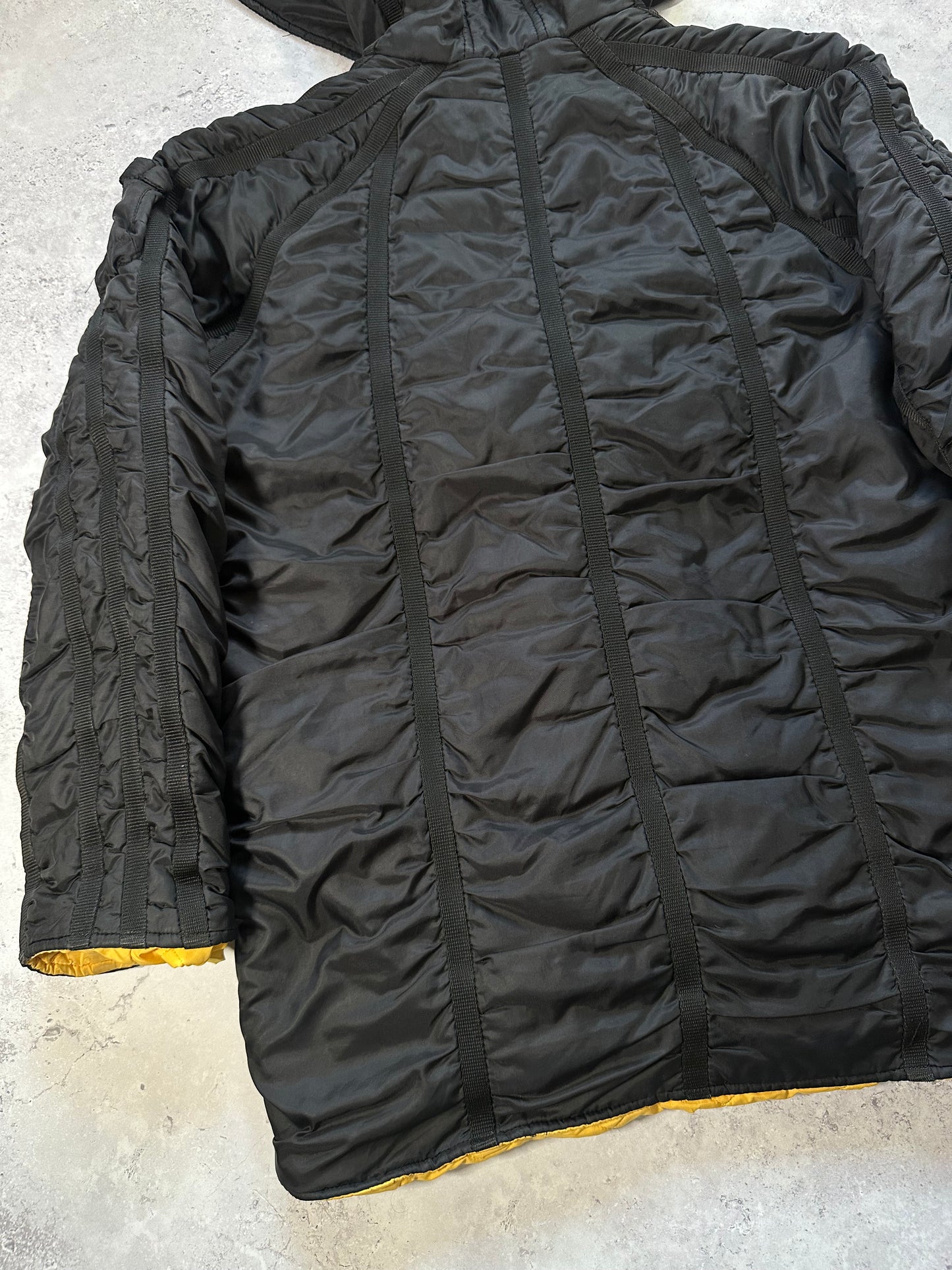 Dolce & Gabbana 2003 Bondage Cargo Black Hooded Jacket (M/L)