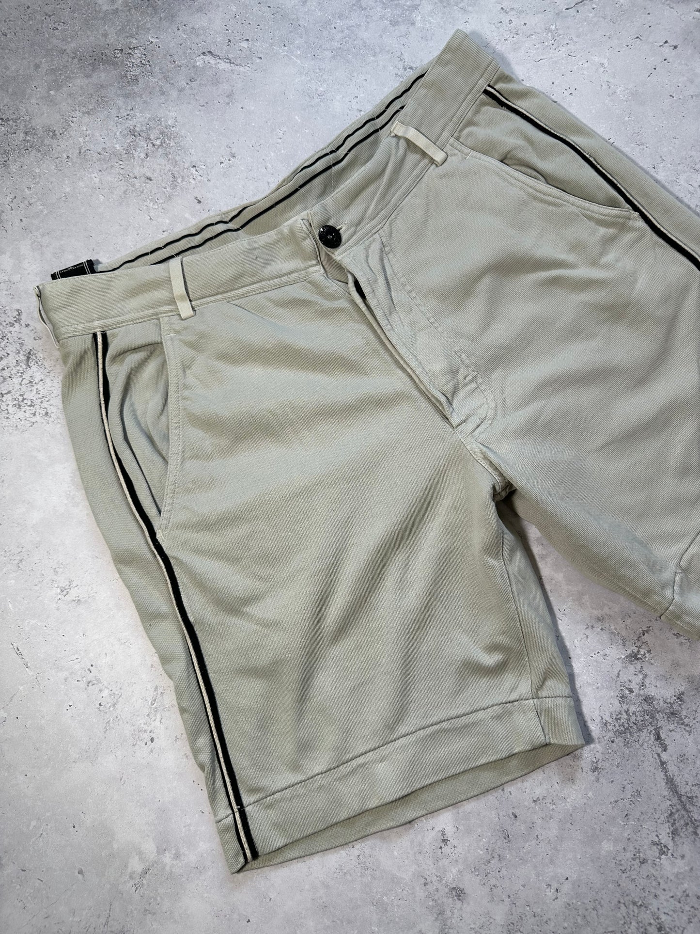 Stone Island SS2009 Cotton Side Stripe Shorts