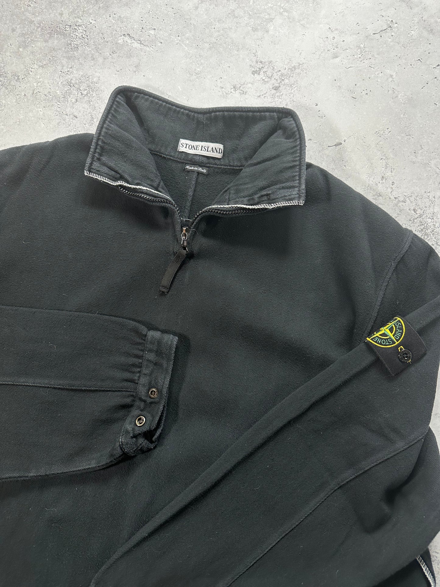 Stone Island 1998 Quarterzip Pullover Jumper (XL/XXL)