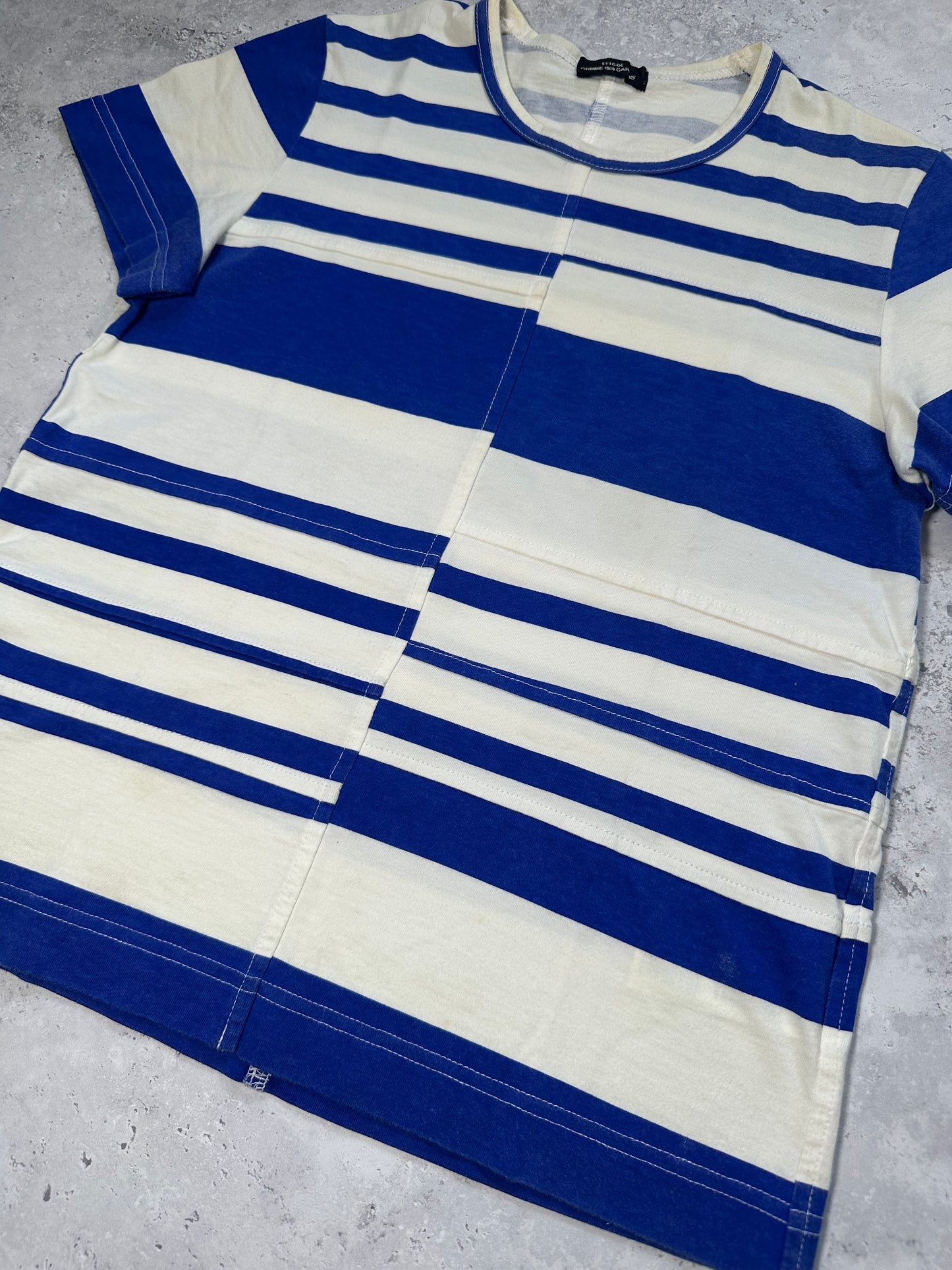 Comme des Garçons AD2002 Reconstrusted Striped Tshirt