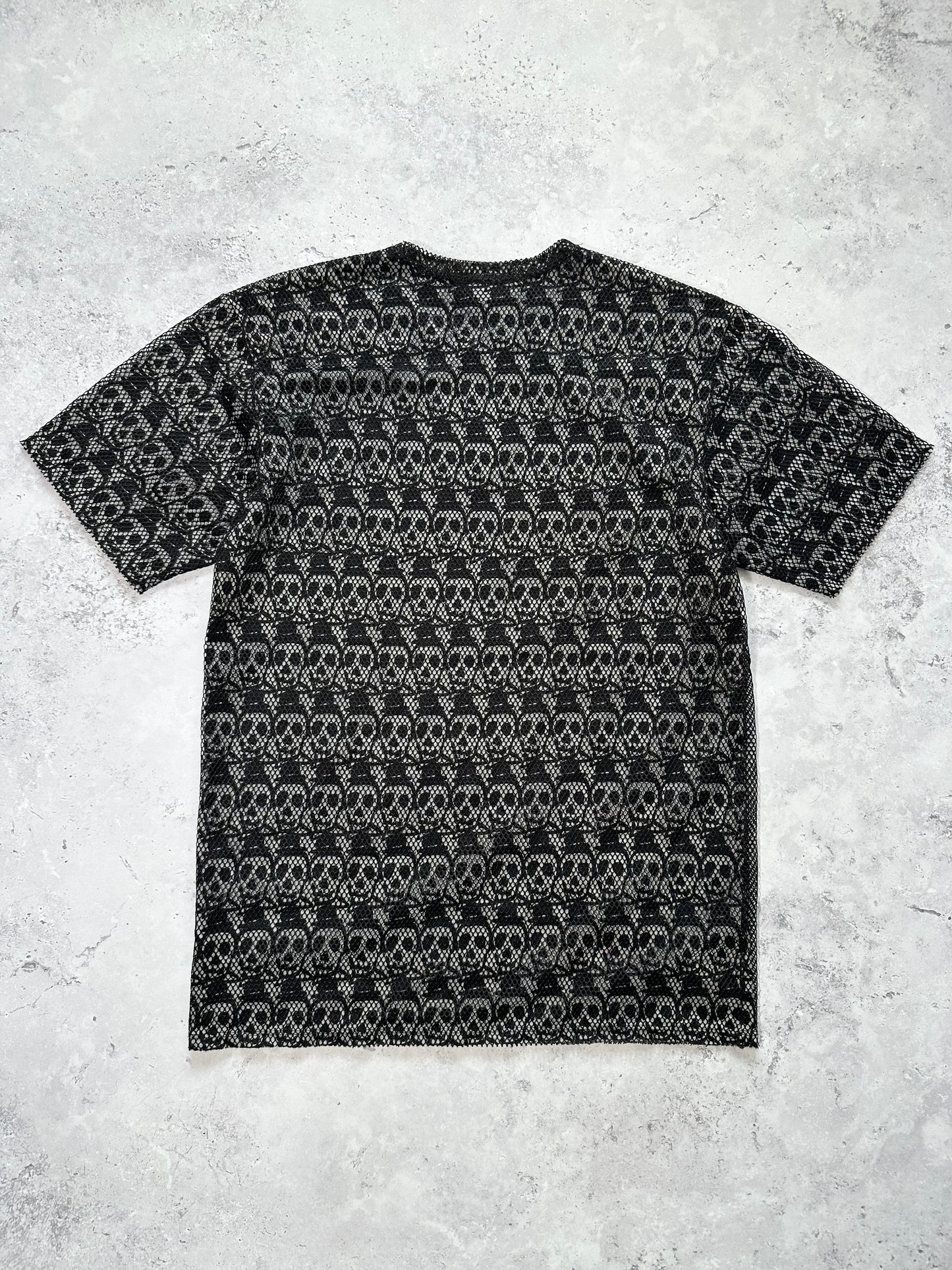 Comme des Garçons Homme Plus AD2010 Mesh Skull Tshirt (S)