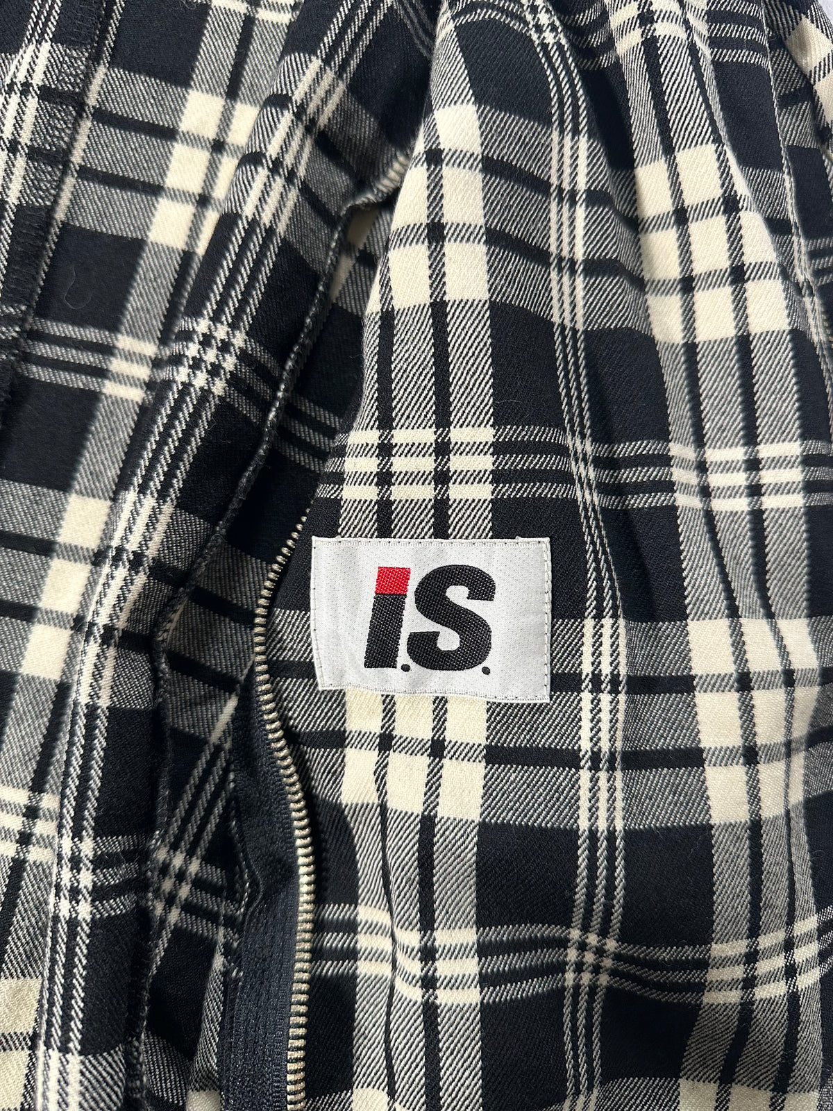 Issey Miyake I.S Plaid Double Zip Jacket