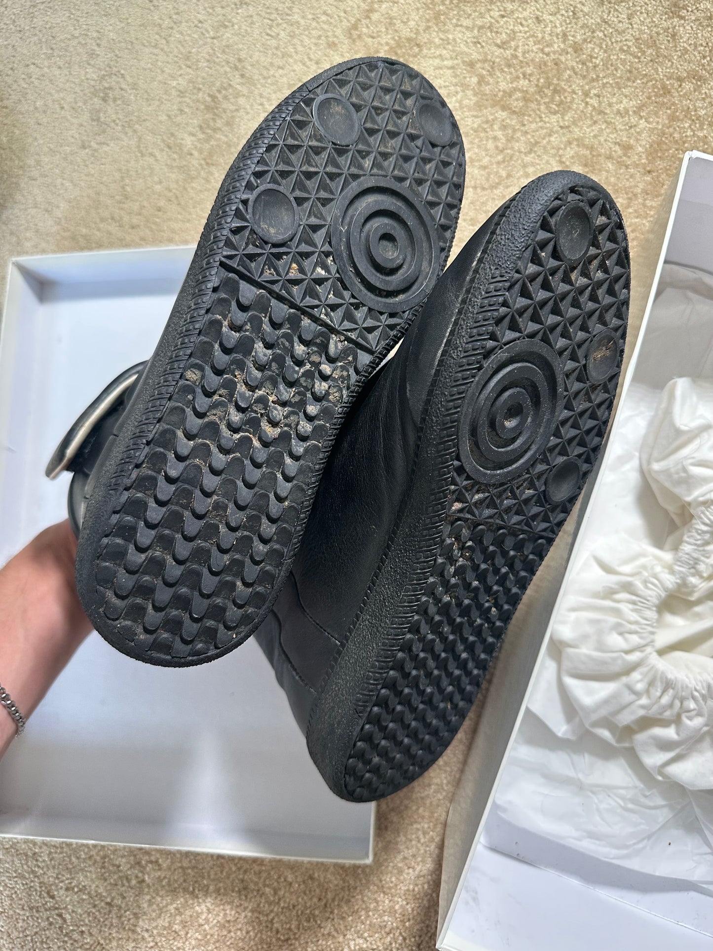 Maison Margiela 2015 Future High Leather Sneakers (EU 39 / UK 6 / US 7)