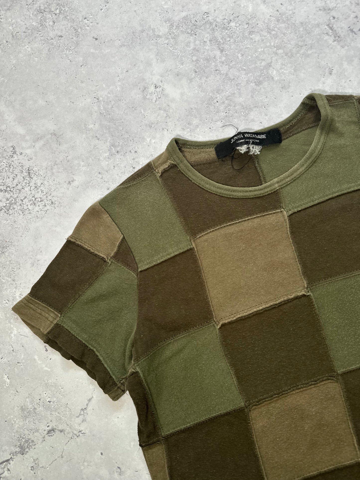 Junya Watanabe Comme Des Garçons 2006 Checkerboard Patchwork Tshirt
