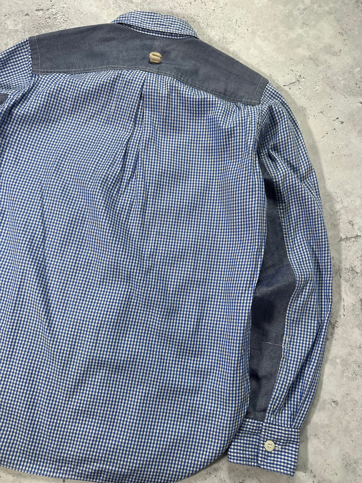 Junya Watanabe MAN Comme des Garçons AD2011 Contrast Pocket Gingham Shirt (S)