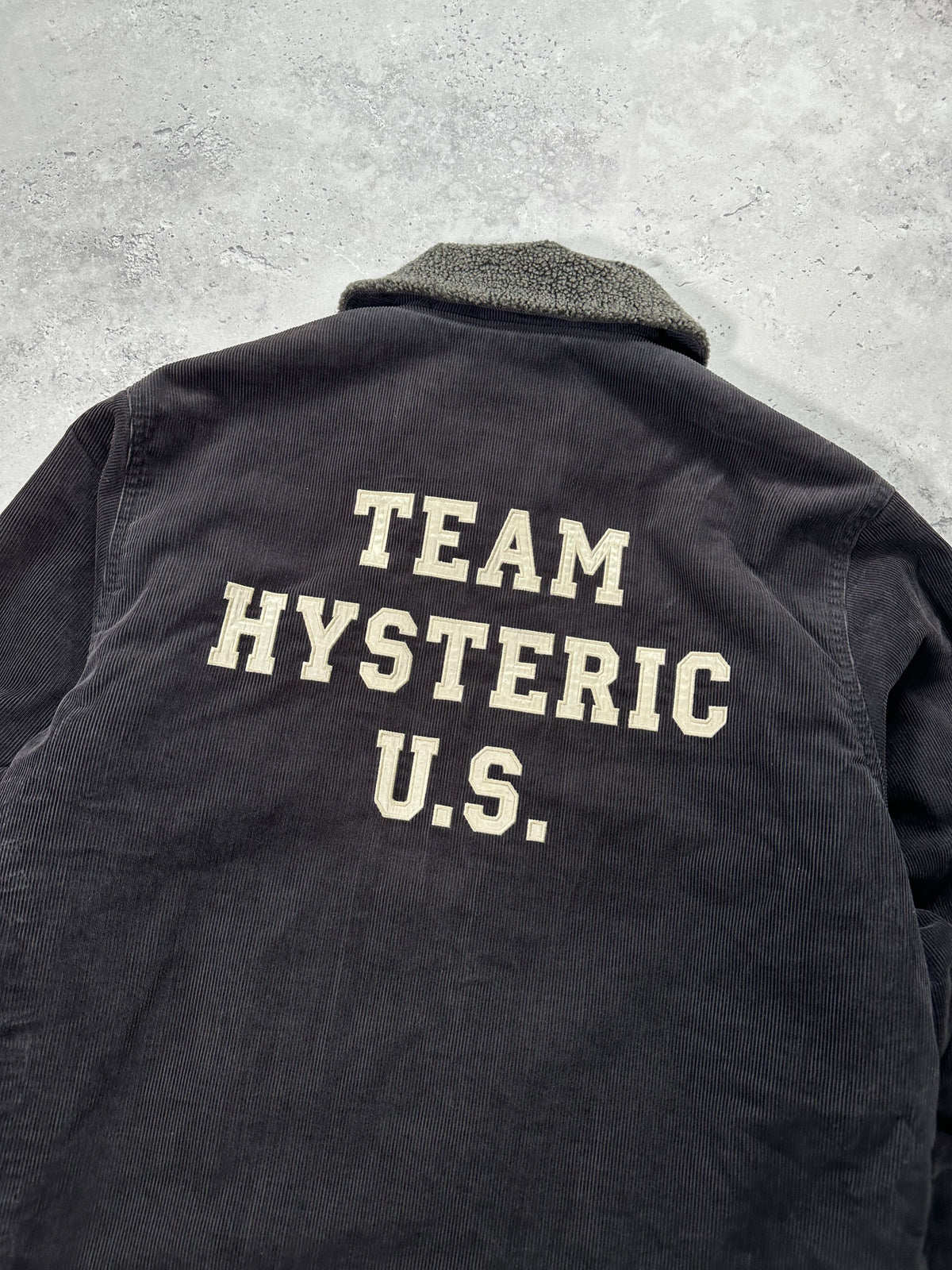 Hysteric Glamour 2002 Team Hysteric U.S. Sherpa Lined Corduroy Workwear Jacket (M)