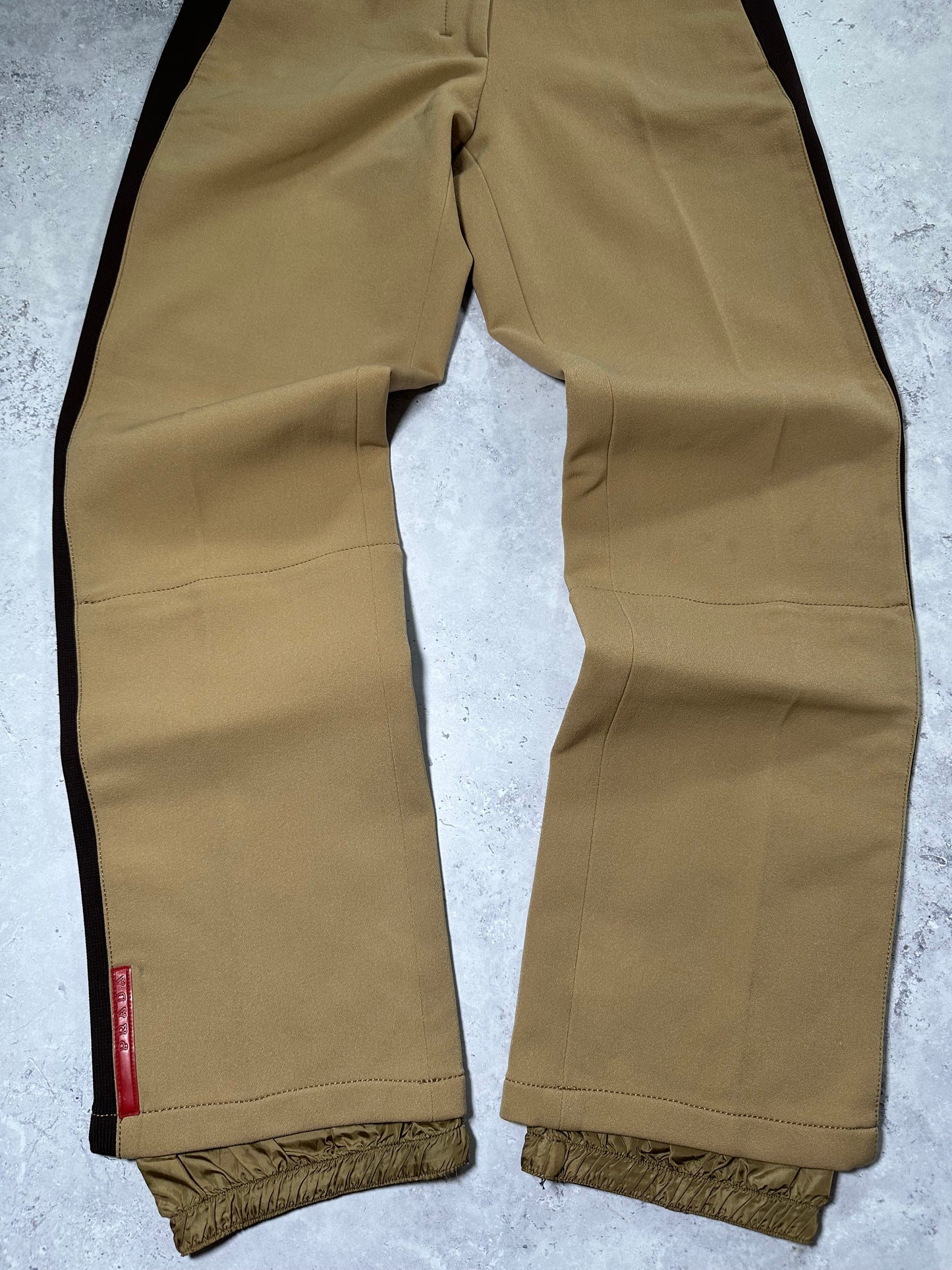Prada Sport Linea Rossa Beige Technical Trousers (W27-28)