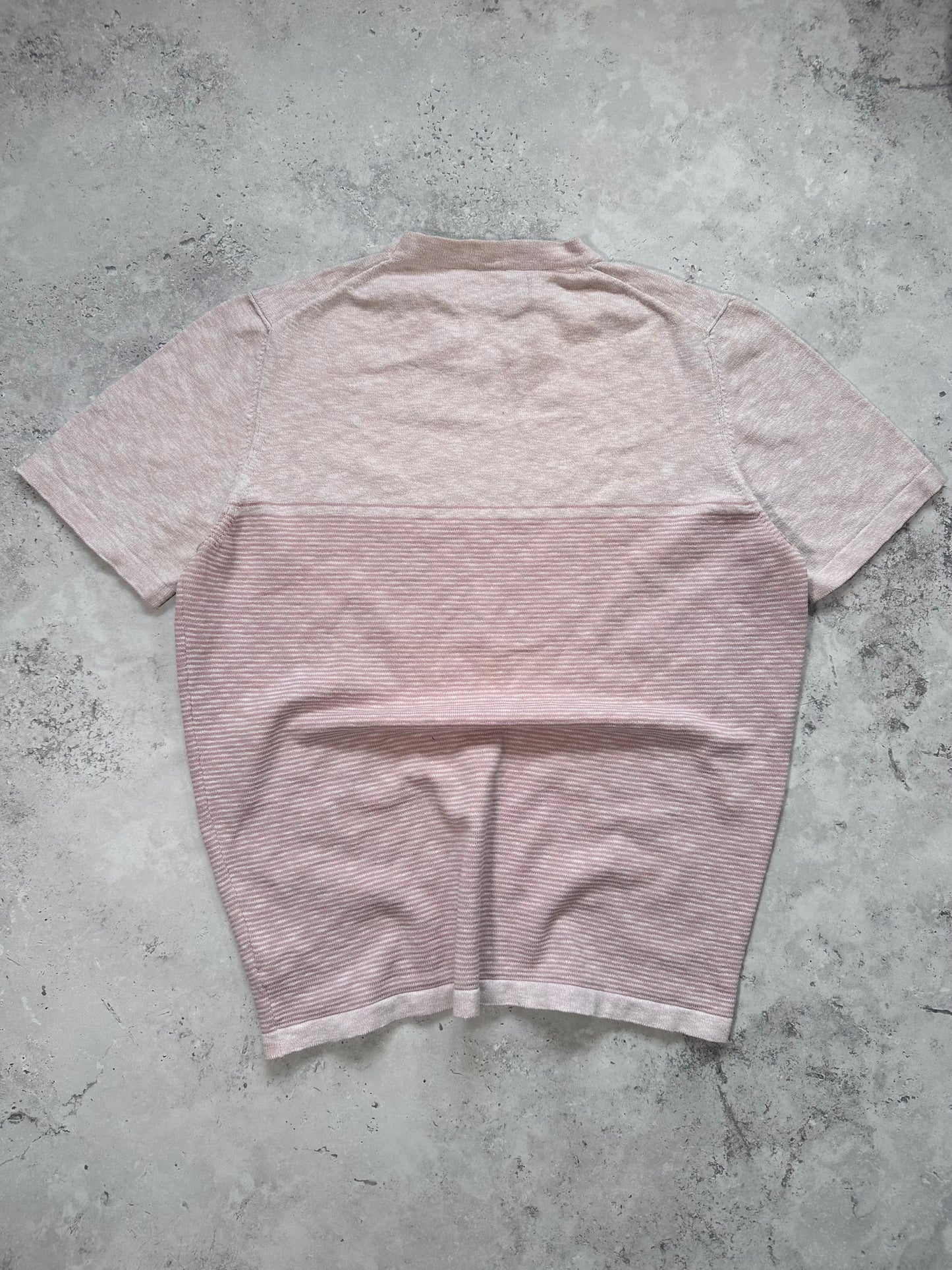 Stone Island Marina Striped Spellout Tshirt (M)