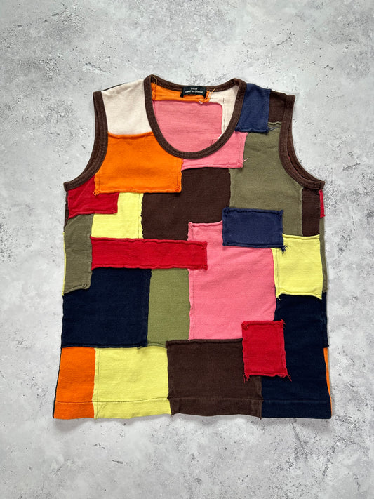 Comme des Garçons AD2000 Reconstructed Patchwork Tank Top Vest (S)