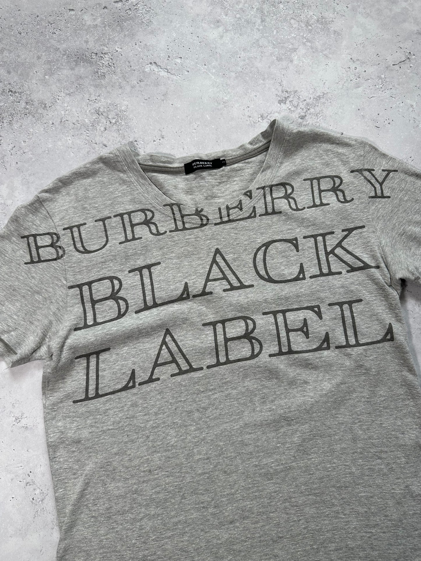 Burberry Black Label 2008 Big Spellout T-shirt (S)