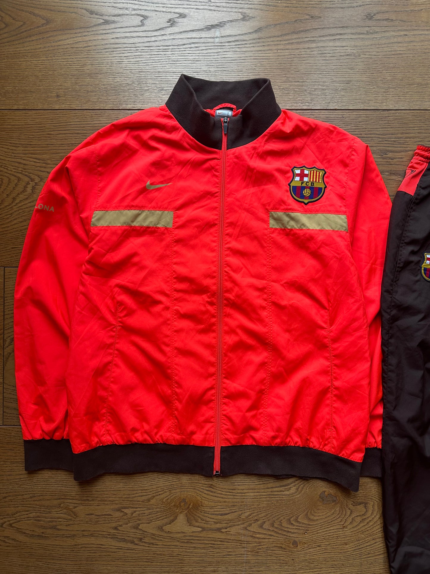 Nike x FC Barcelona 2008–09 Presentation Tracksuit (Complete Set, Size L)