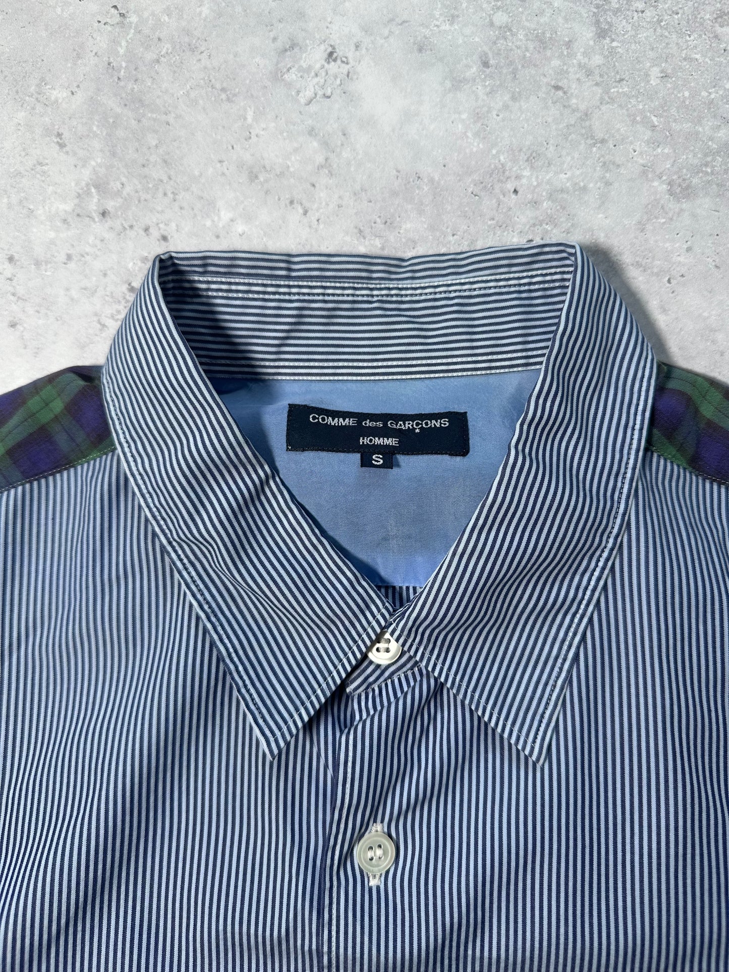 Comme des Garçons Homme AD2008 Plaid Button Up Longsleeve Shirt (M)