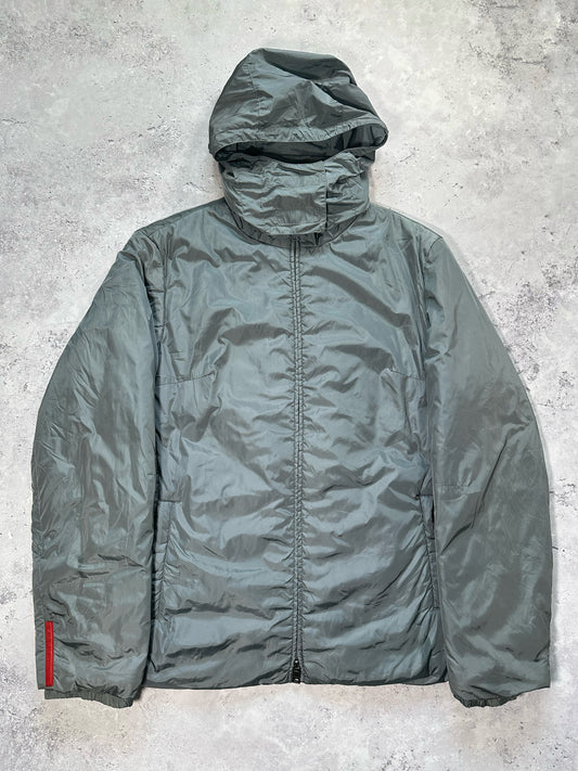 Prada Sport 2000s Technical Padded Hooded Jacket (S-M)