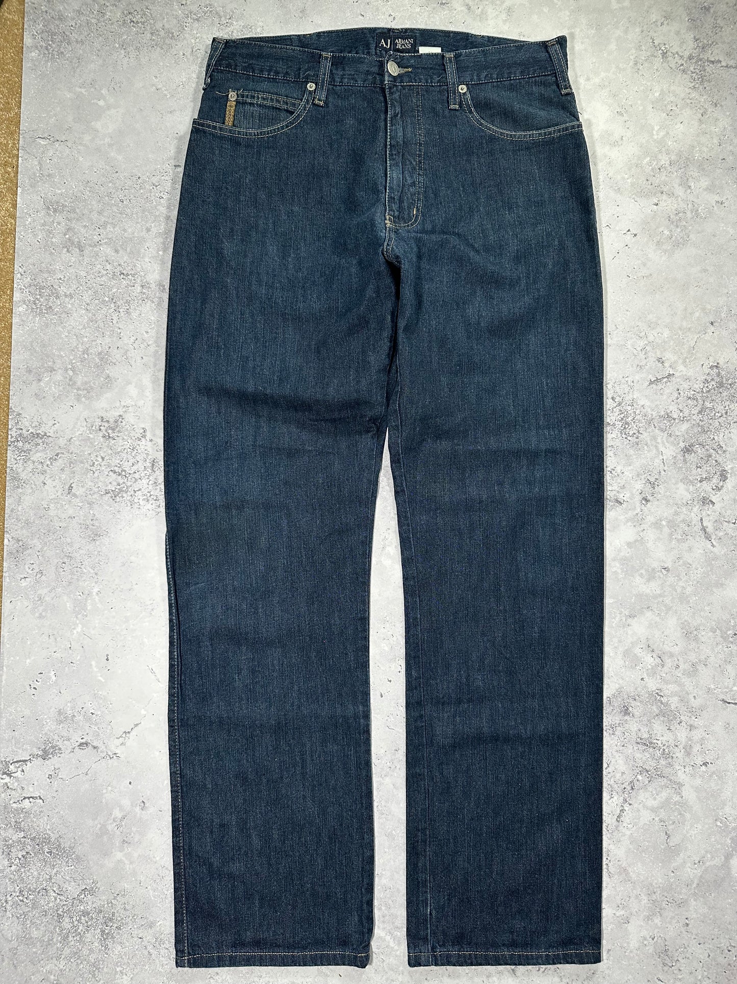 Armani Jeans Relaxed Fit Dark Wash Jeans W32