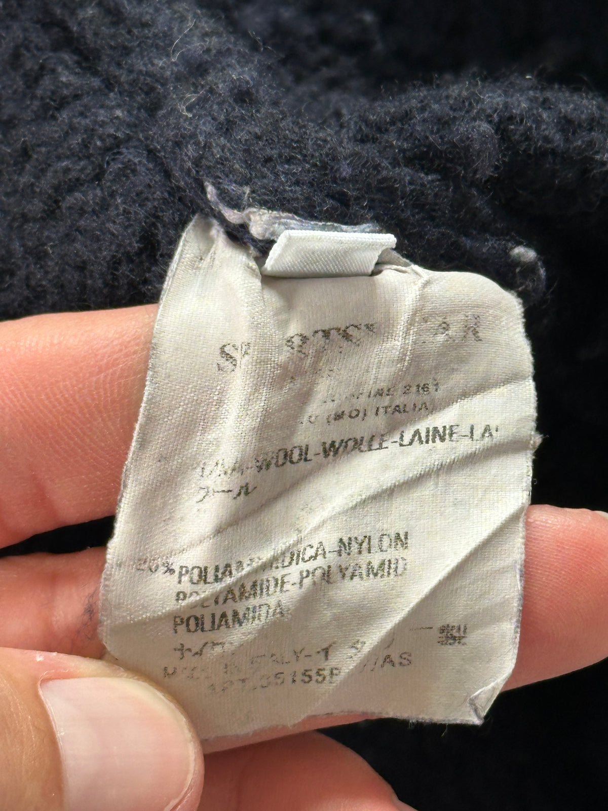 Stone Island AW2001 Wool Compass Sweatshirt by Paul Harvey (S)