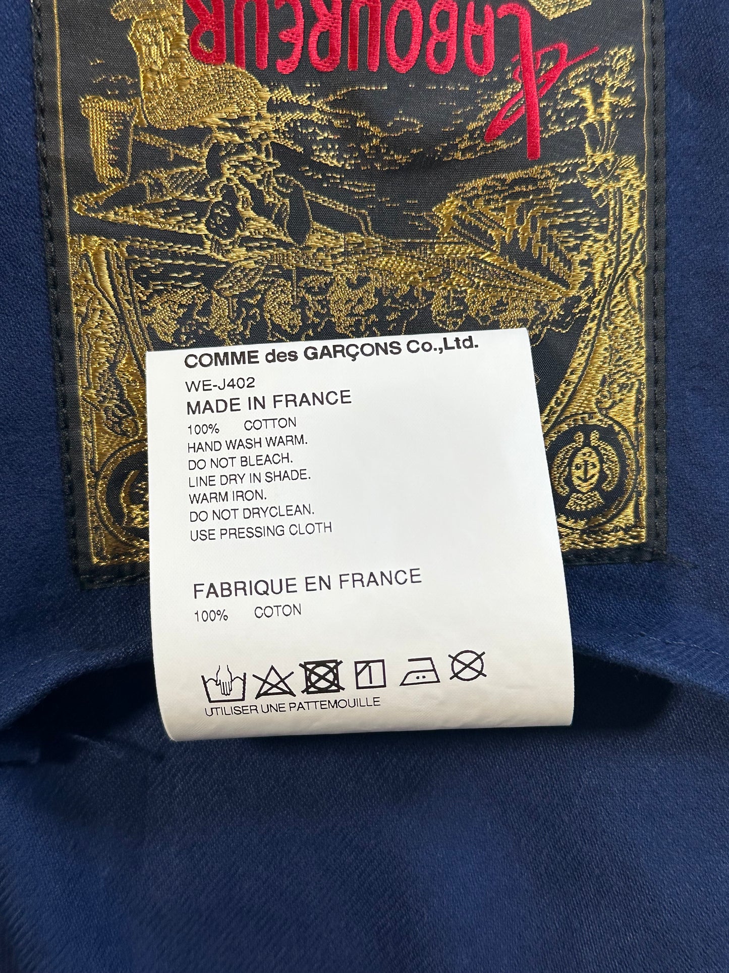Junya Watanabe MAN Comme des Garçons x Le Laboureur AD2019 Chore Jacket (M)